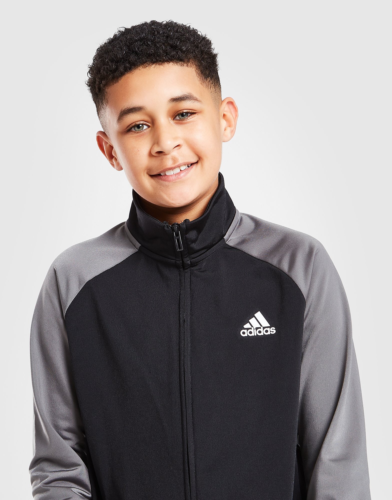 

adidas Full Zip Track Top Junior - Only at JD - Black/BLK/DGH$ - Kids, Black/BLK/DGH$