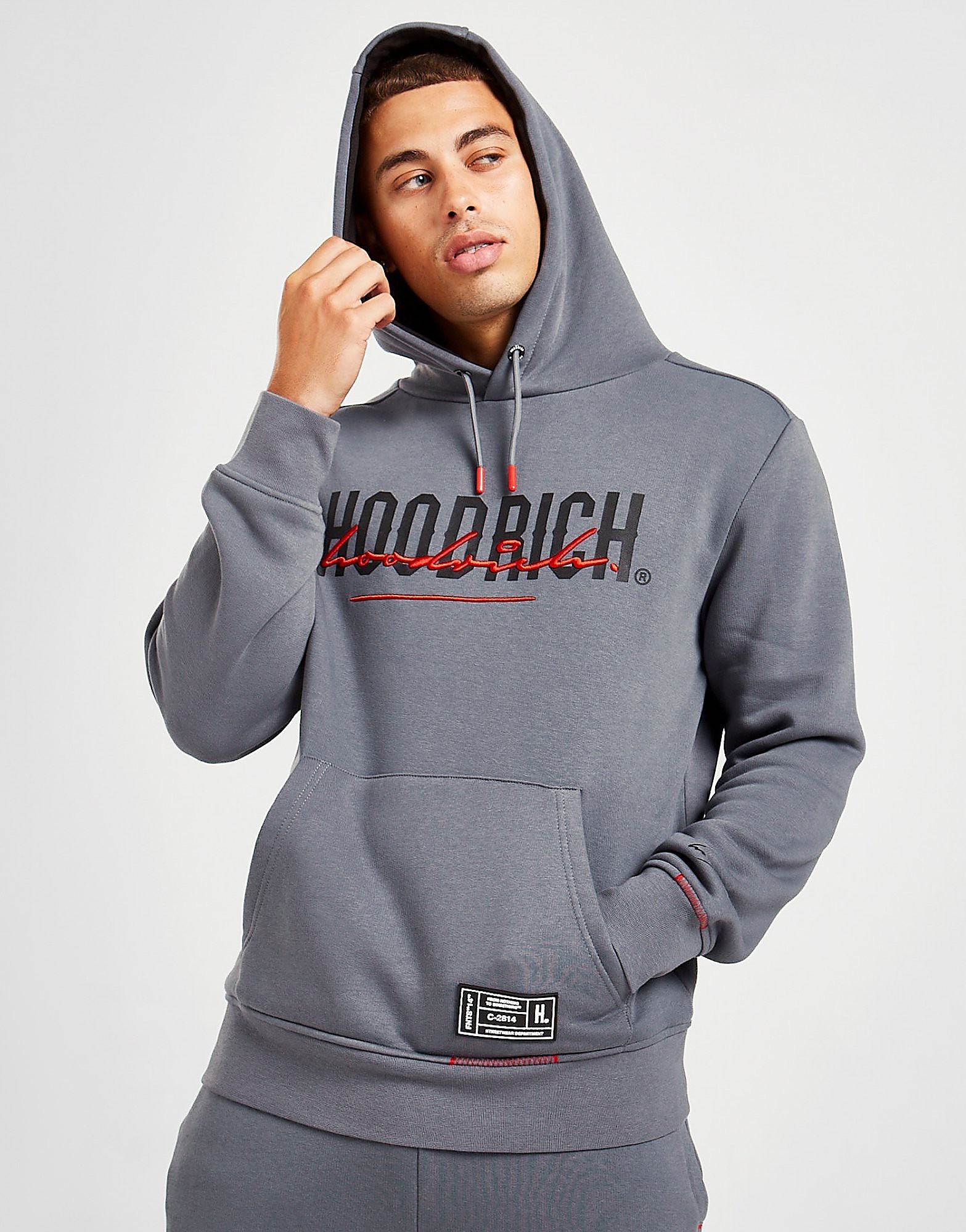 Hoodrich Blend Hoodie - Grey - Mens, Grey