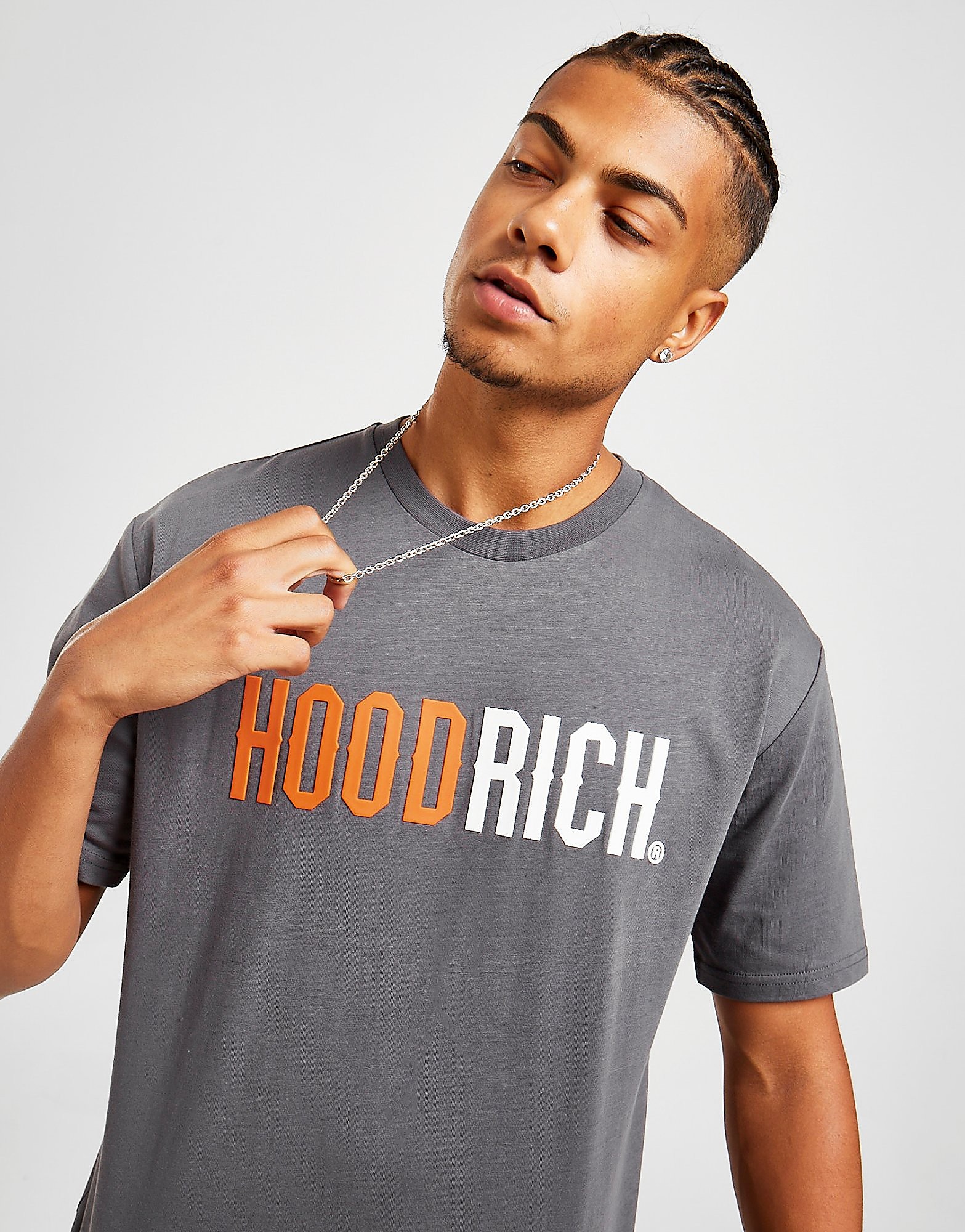 

Hoodrich Splitter T-Shirt - Grey - Mens, Grey