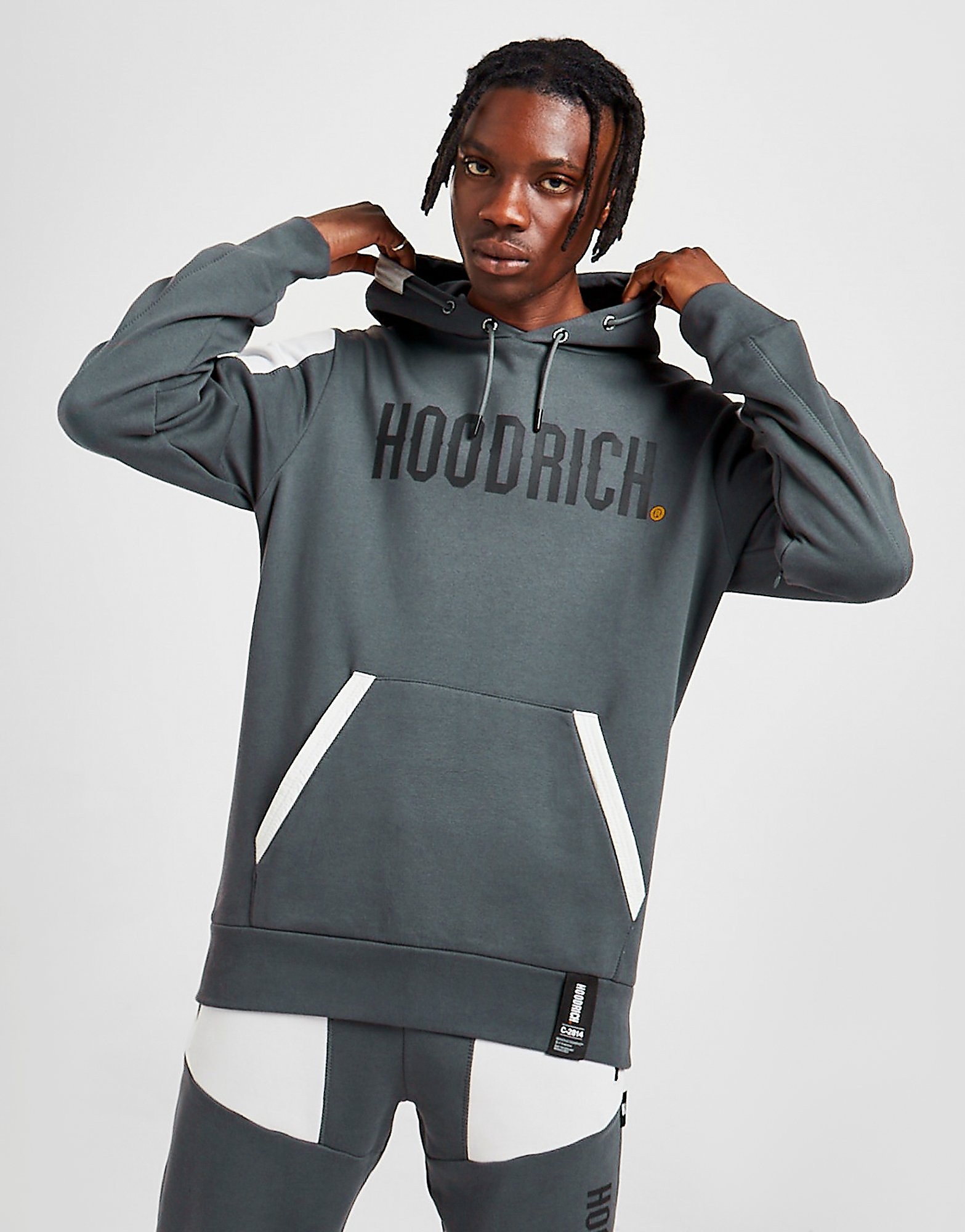 Hoodrich Aspire Hoodie - Grey - Mens, Grey