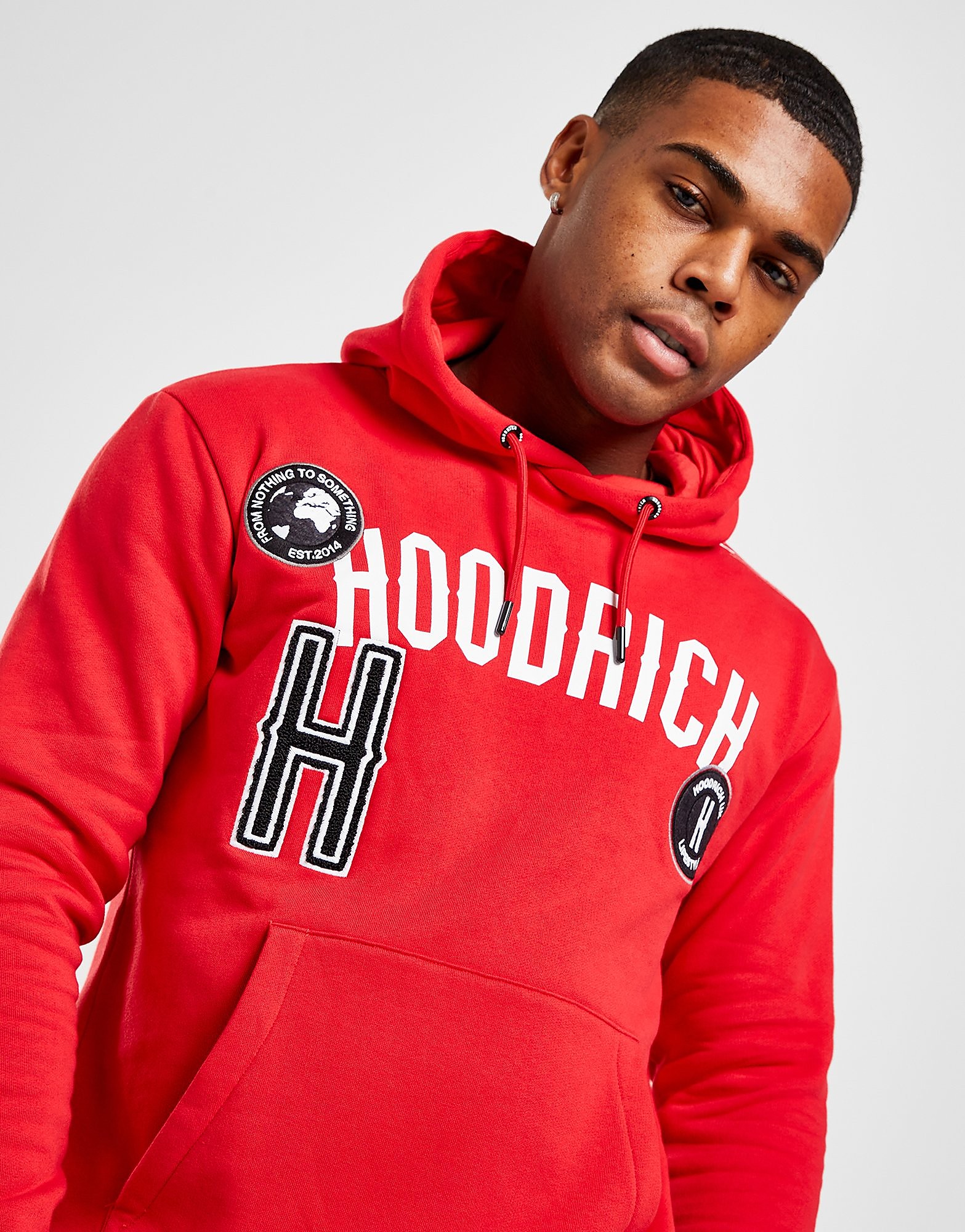 Hoodrich Pacific Hoodie - Red - Mens, Red