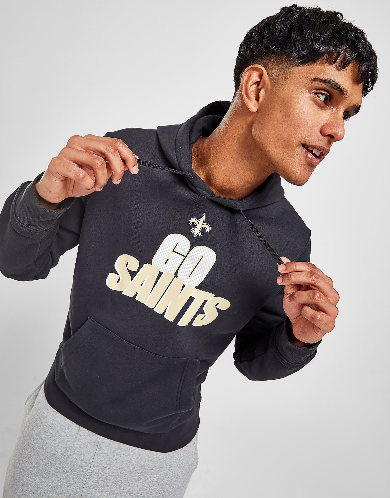 

Nike NFL New Orleans Saints Club Hoodie - Black - Mens, Black