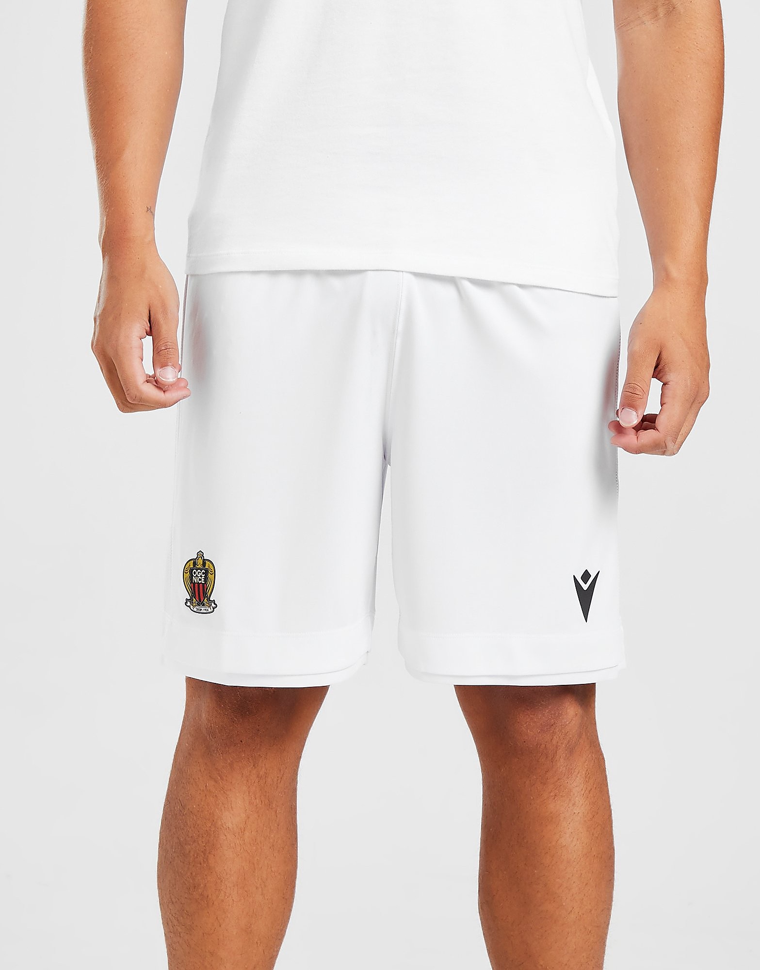 

Macron OGC Nice 2022/23 Away Shorts - White - Mens, White
