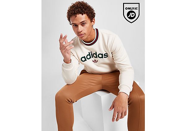 adidas Originals Collegiate Crew Sweatshirt, White