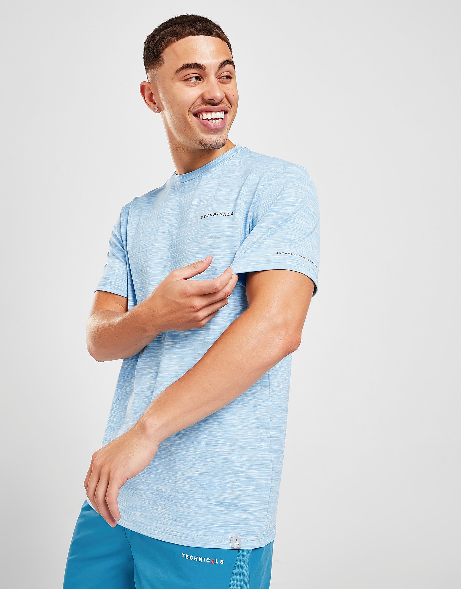 

Technicals Yarrow T-Shirt - Blue - Mens, Blue