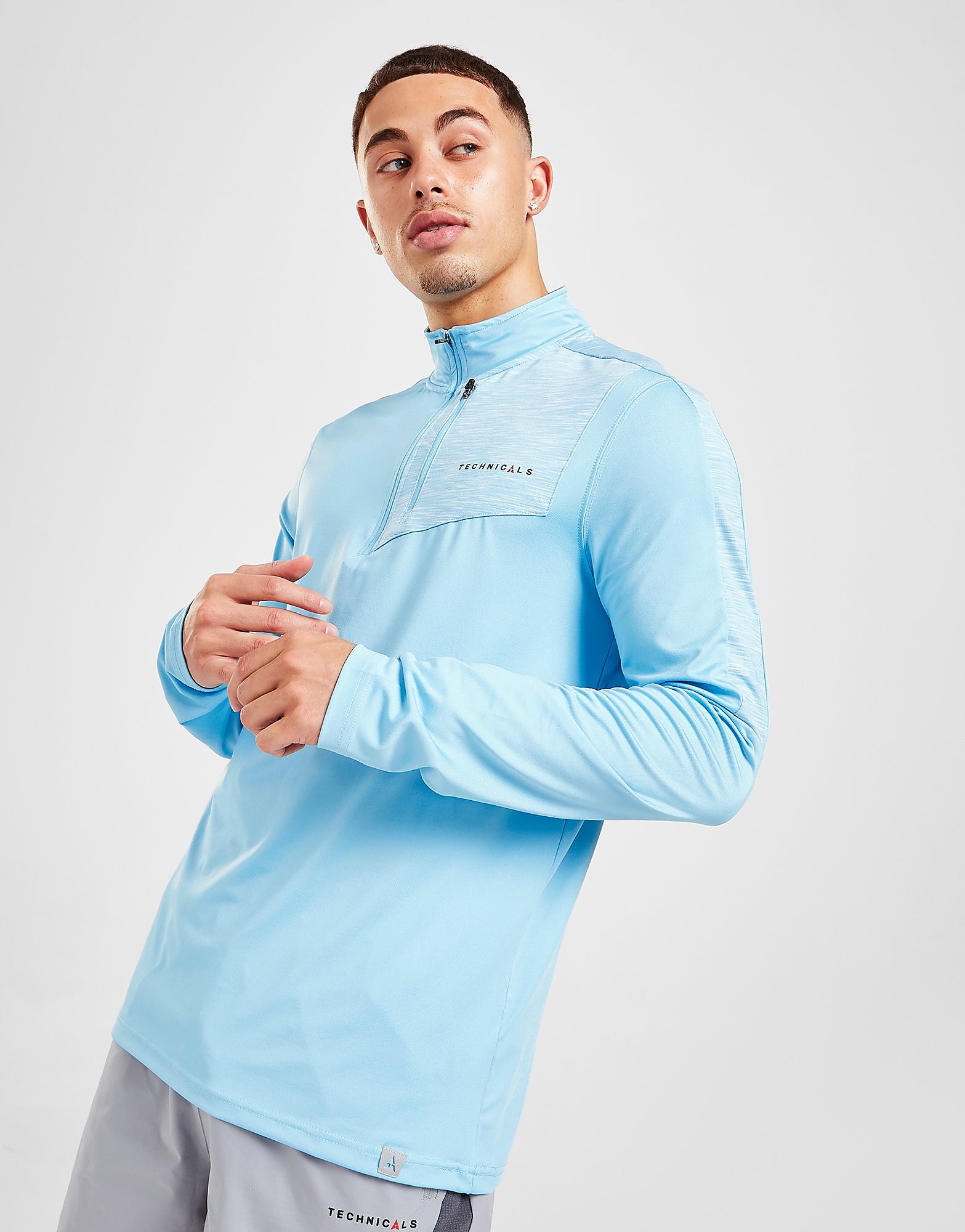 

Technicals Granite 1/4 Zip Top - Blue - Mens, Blue