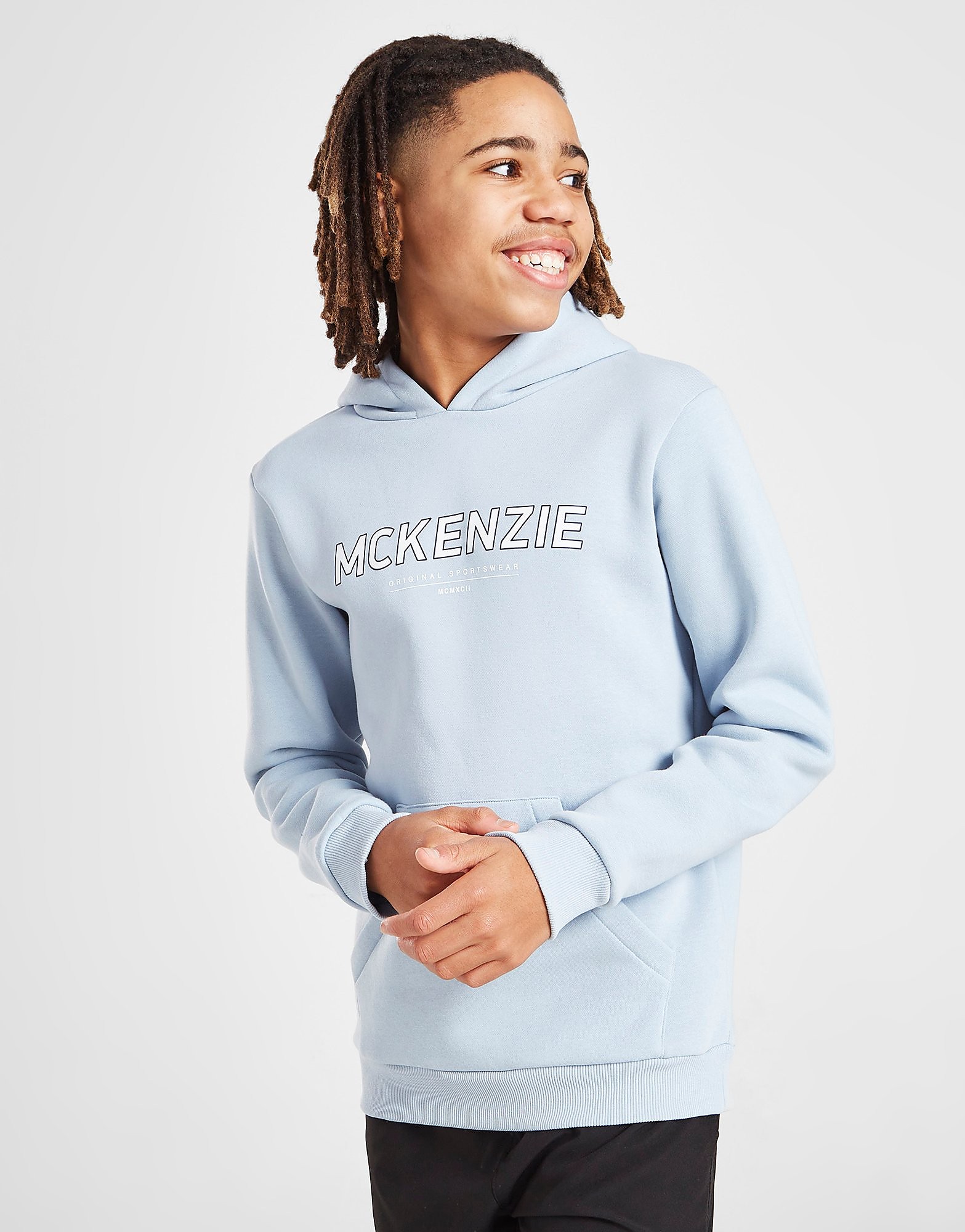 

McKenzie Teo Fleece Overhead Hoodie Junior - Blue - Kids, Blue