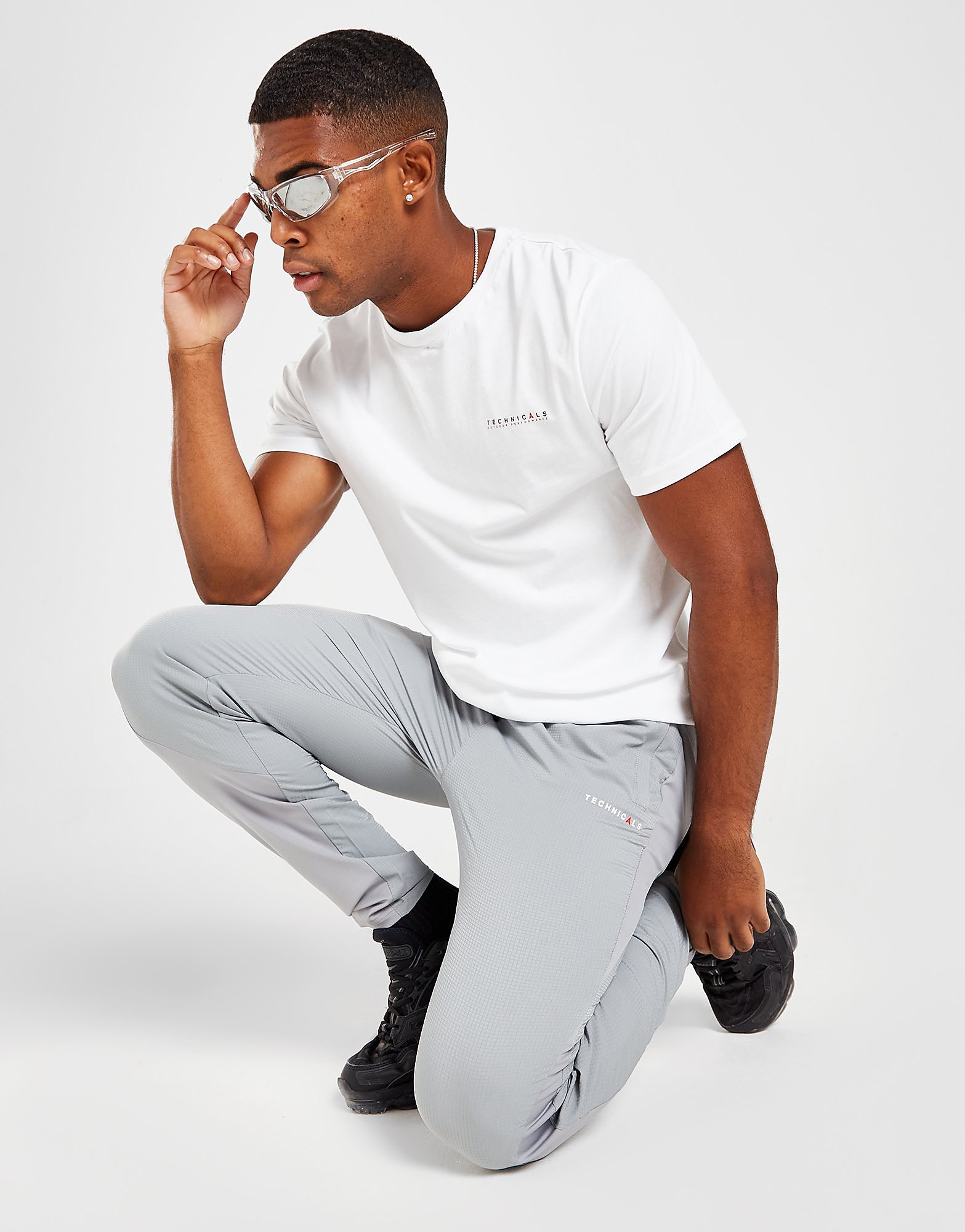 

Technicals Flash Run Track Pants - Grey - Mens, Grey