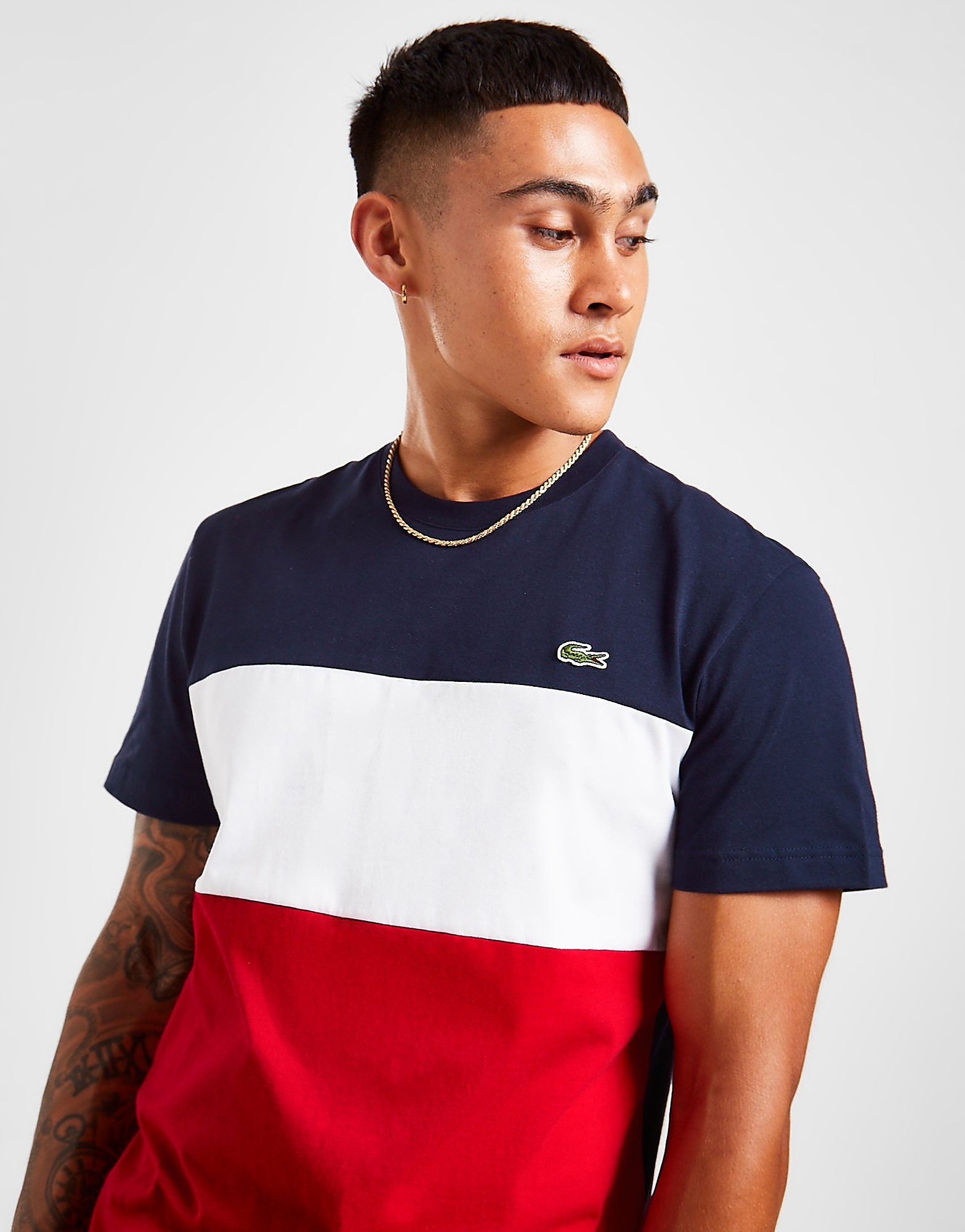 

Lacoste Colour Block T-Shirt - Only at JD - Navy - Mens, Navy