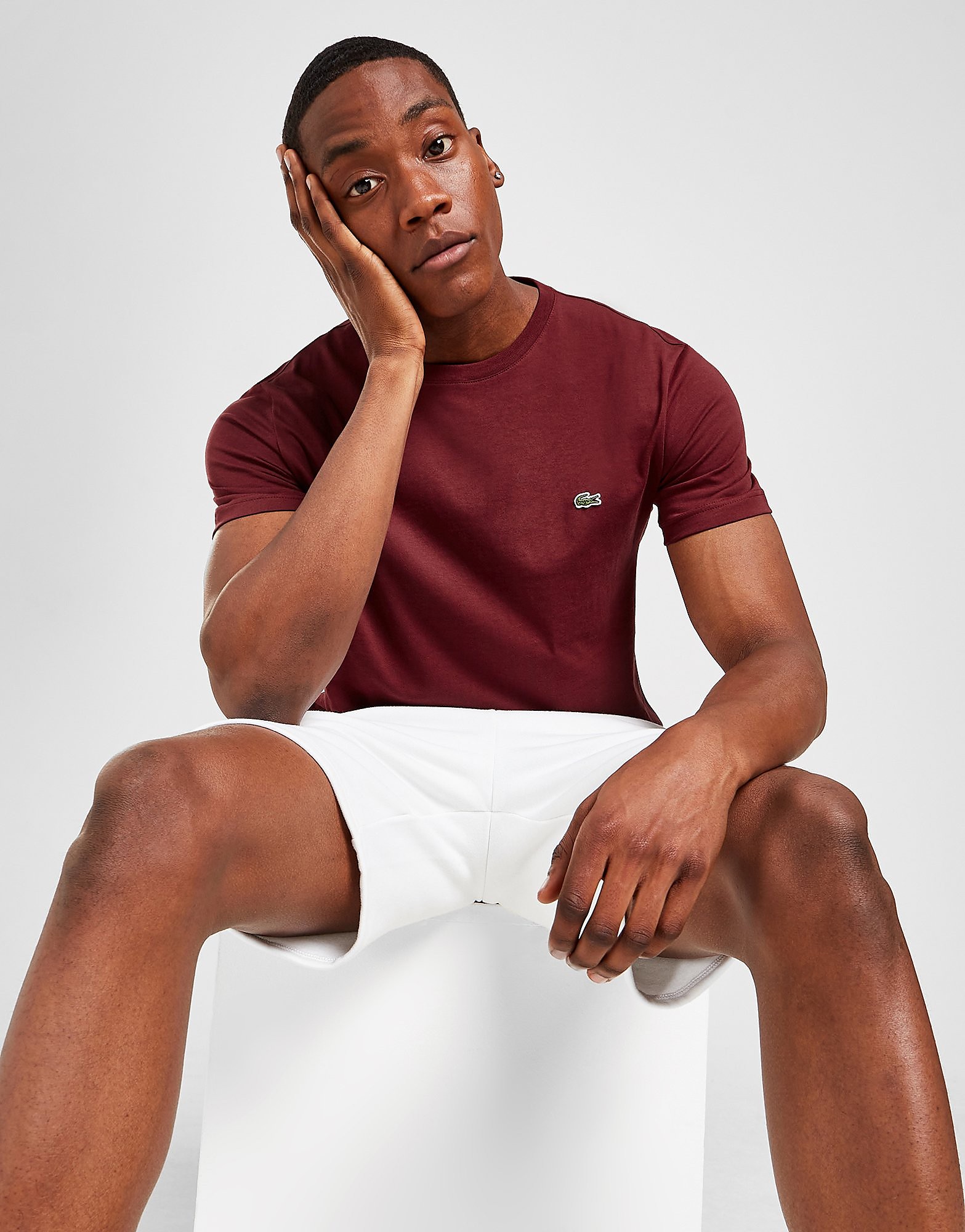 

Lacoste Core T-Shirt - Red - Mens, Red