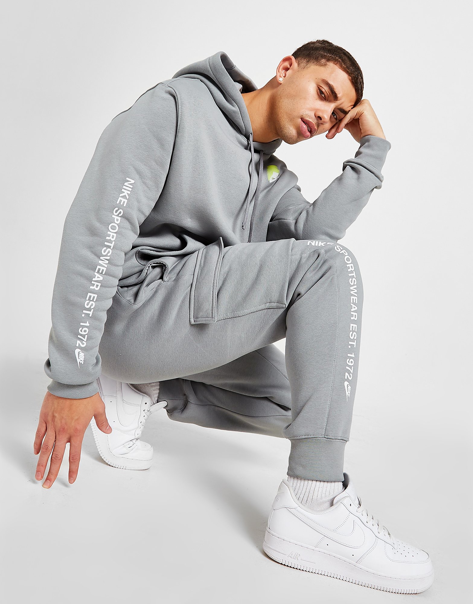

Nike Standard Issue Cargo Pants - Grey - Mens, Grey