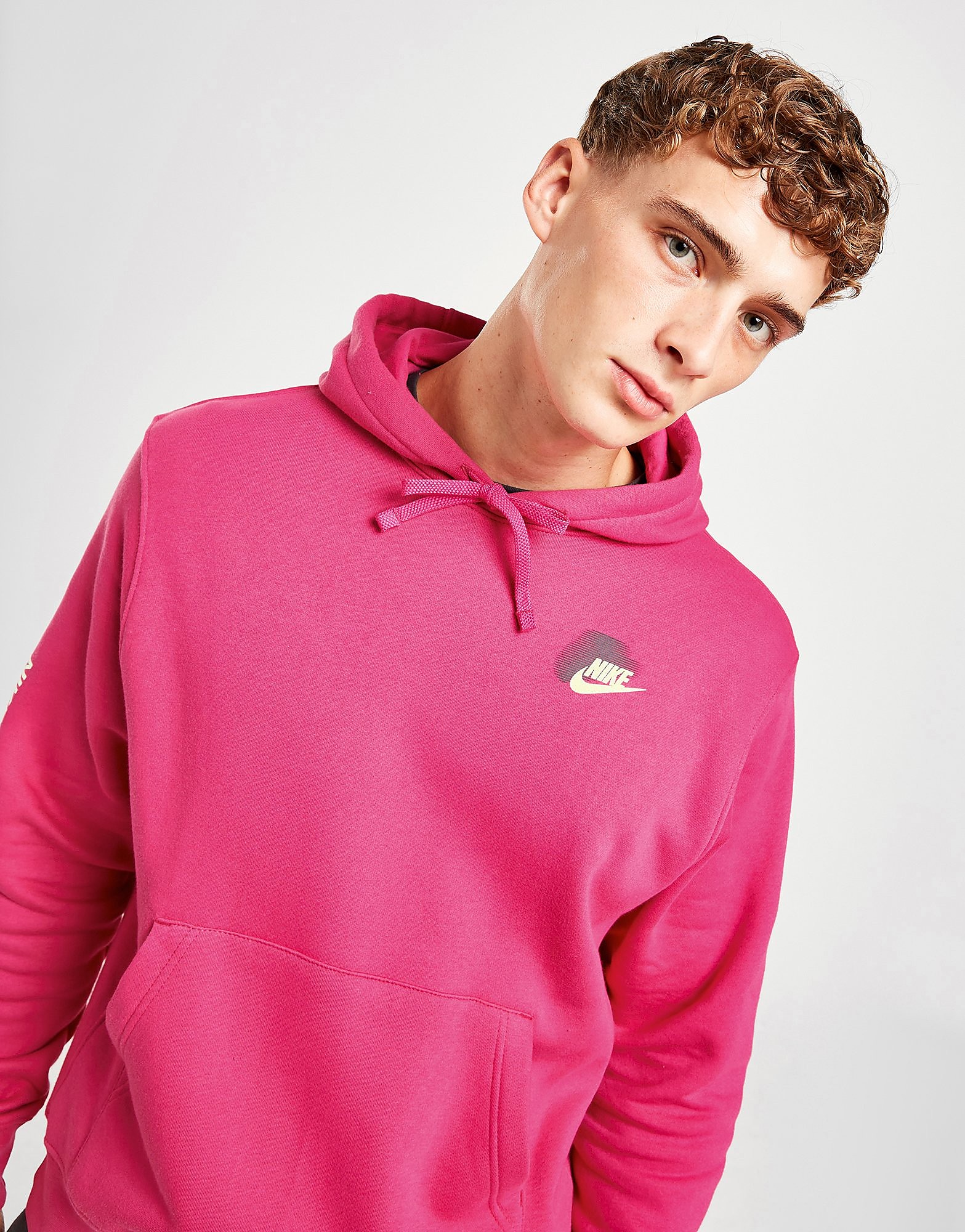 Nike Standard Issue Hoodie - Pink - Mens, Pink