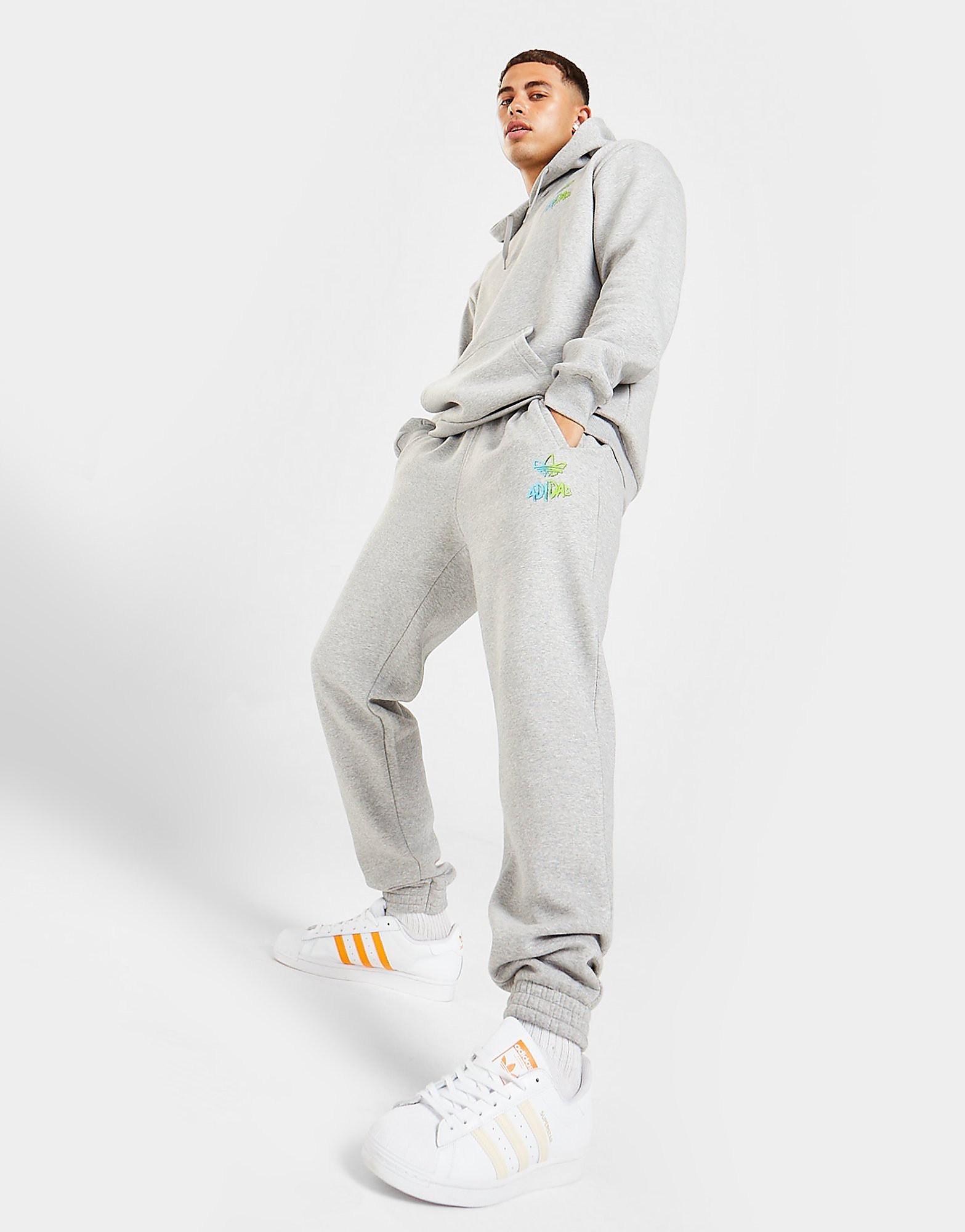 

adidas Originals Graffiti Joggers - Only at JD - Grey - Mens, Grey
