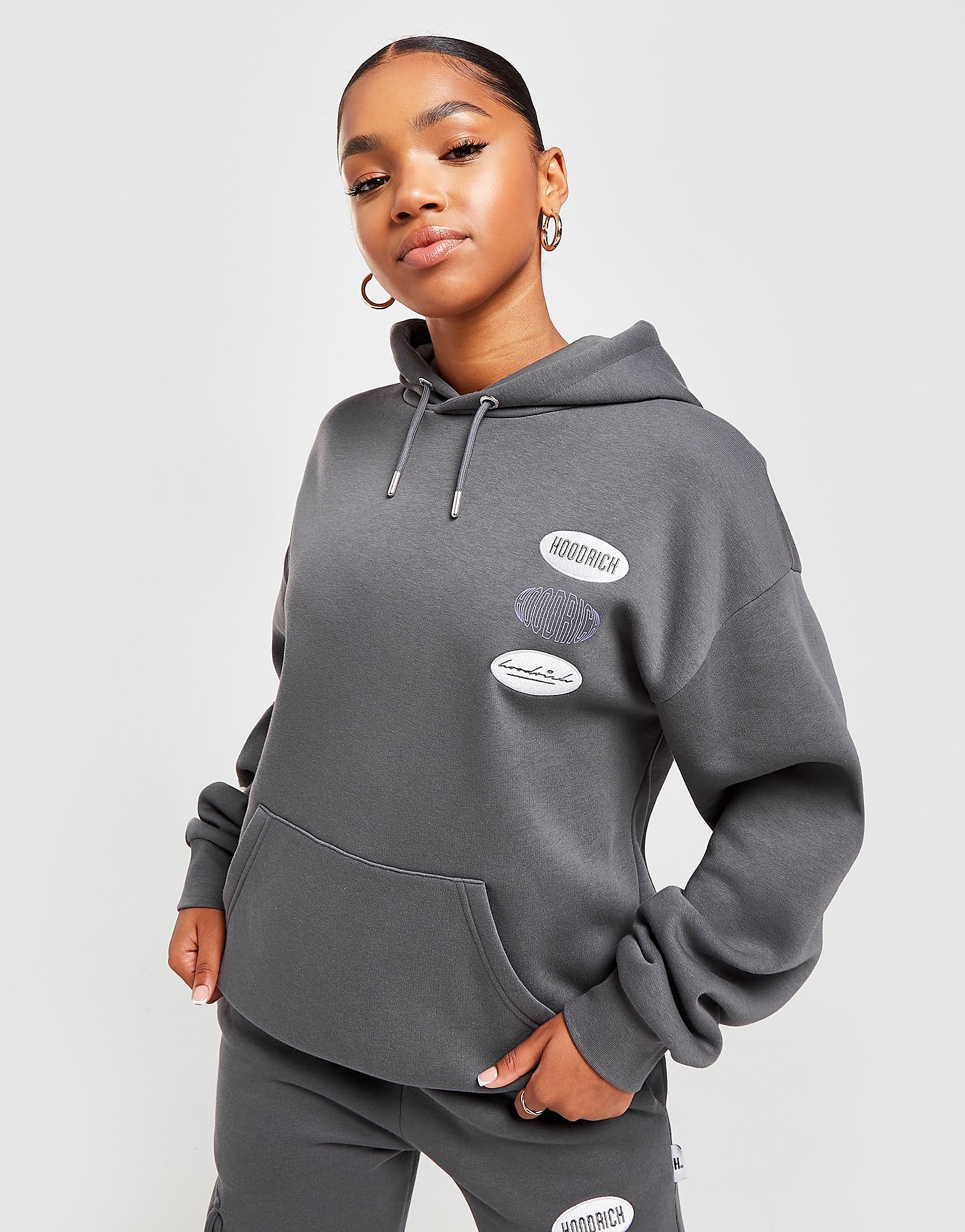 

Hoodrich Swift Overhead Hoodie - Only at JD - Grey - Womens, Grey