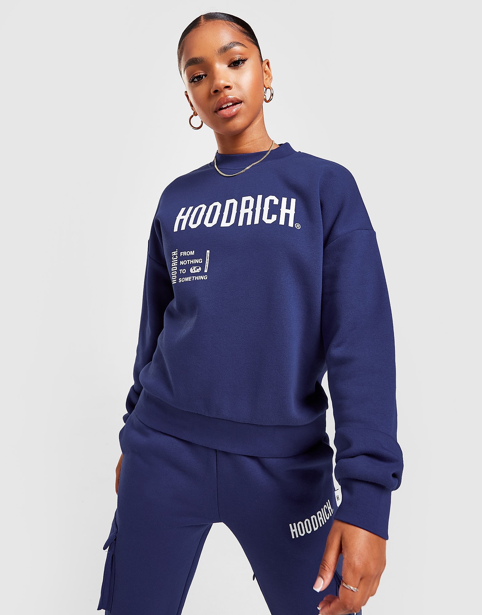 

Hoodrich Frenzy Crew Sweatshirt - Navy - Womens, Navy