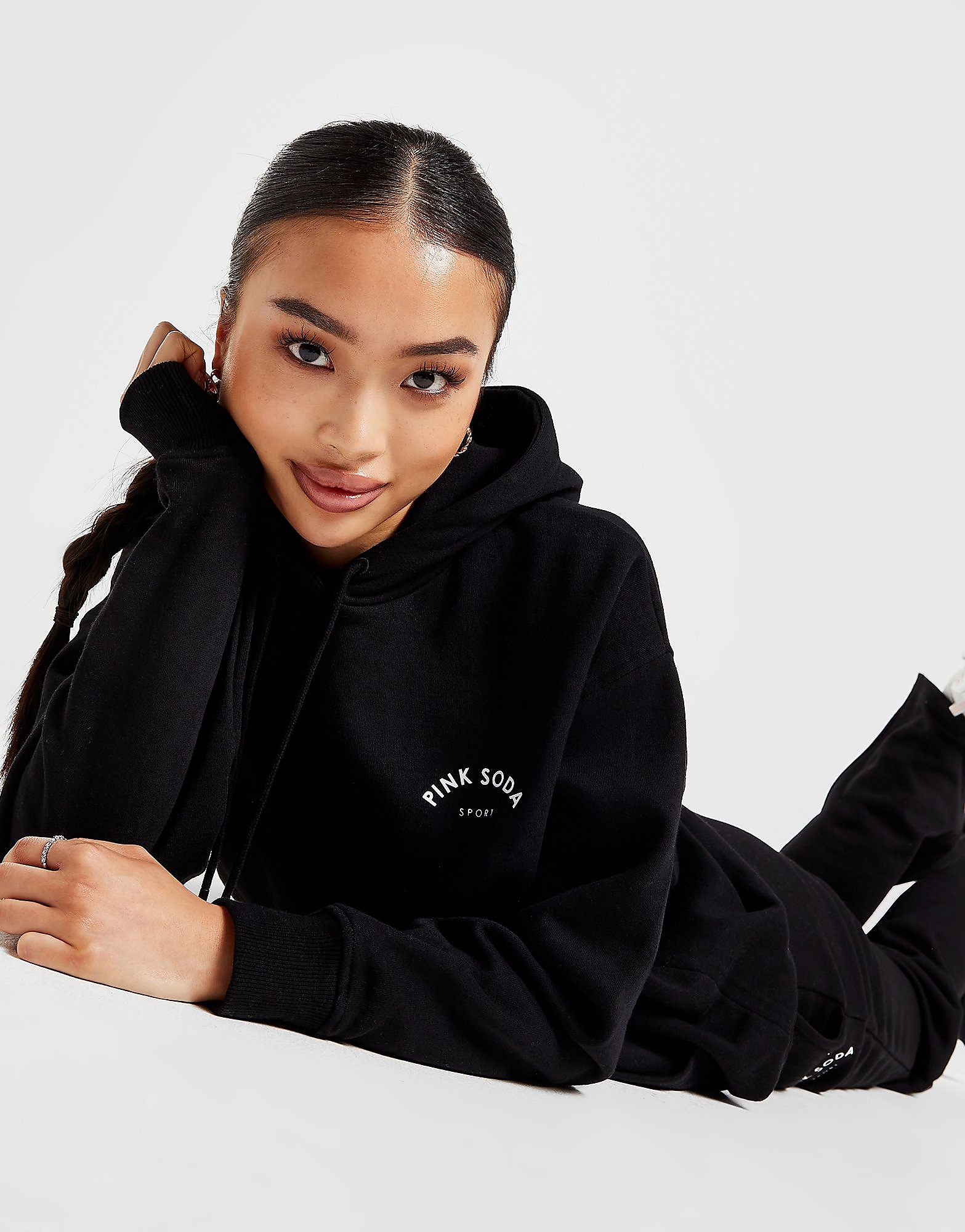 

Pink Soda Sport Vicente Overhead Hoodie - Black - Womens, Black
