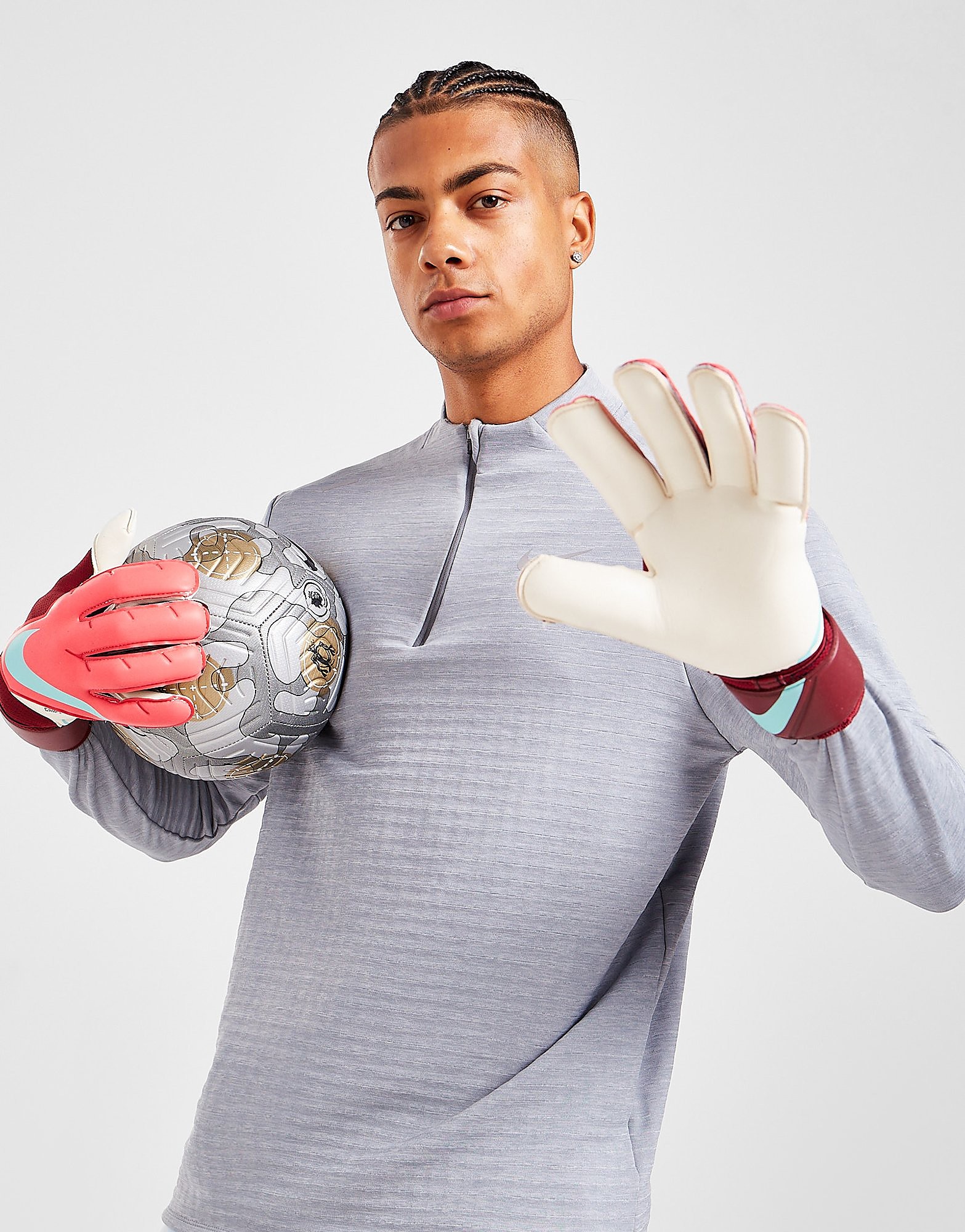 

Nike Goalkeeper Grip3 Gloves - Red - Womens, Red