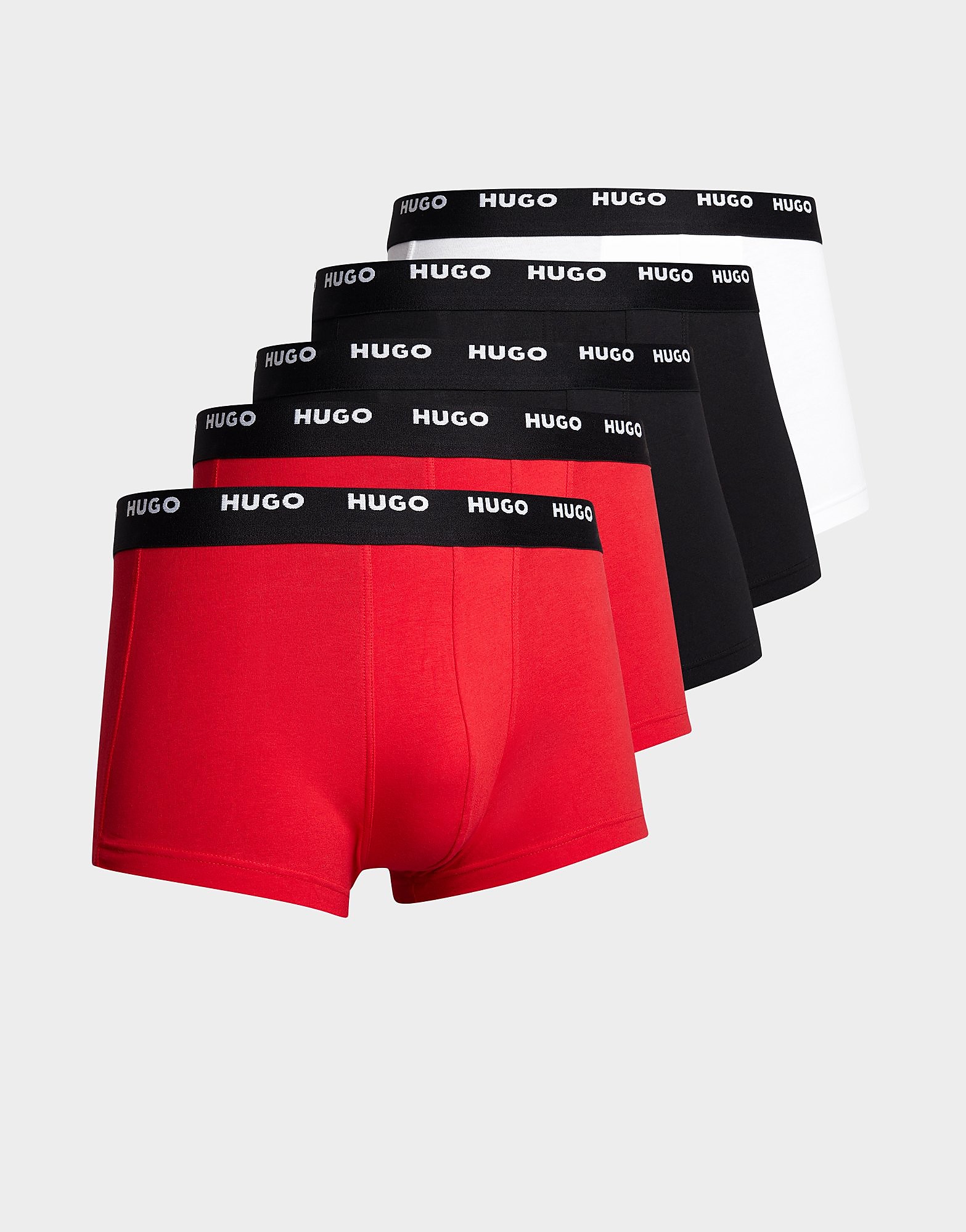 

HUGO 5-Pack Trunks - White - Mens, White