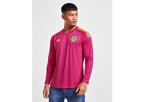 adidas Scotland 2022 Goalkeeper Shirt - Pink - Mens, Pink