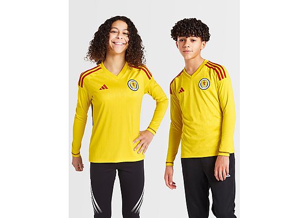 adidas Scotland 2022 Goalkeeper Shirt Junior - Yellow, Yellow