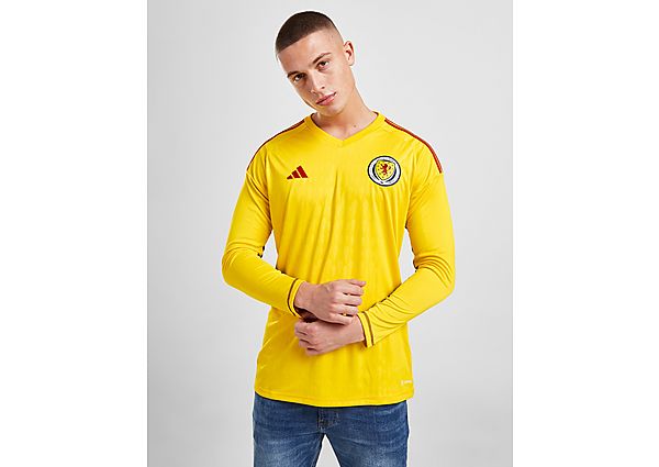 adidas Scotland 2022 Goalkeeper Shirt - Yellow - Mens, Yellow