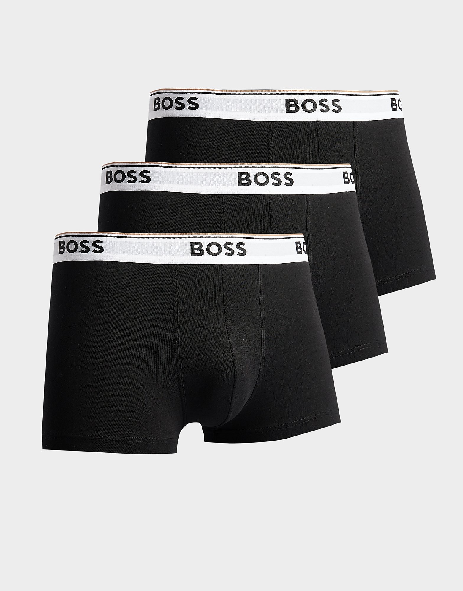 

BOSS 3-Pack Trunks - Black/White - Mens, Black/White