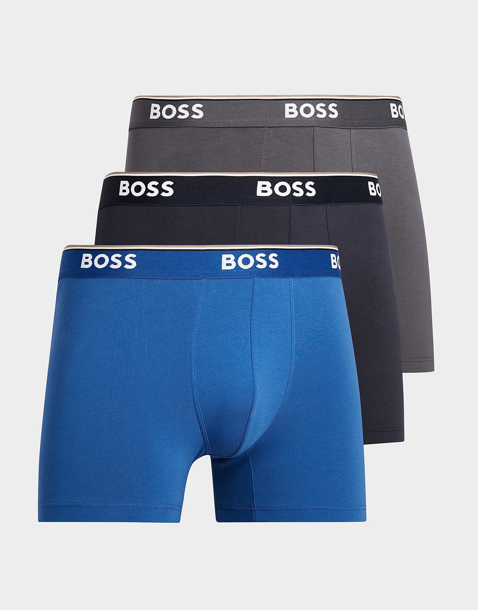 BOSS 3-Pack Boxers - Multi/Grey - Mens, Multi/Grey