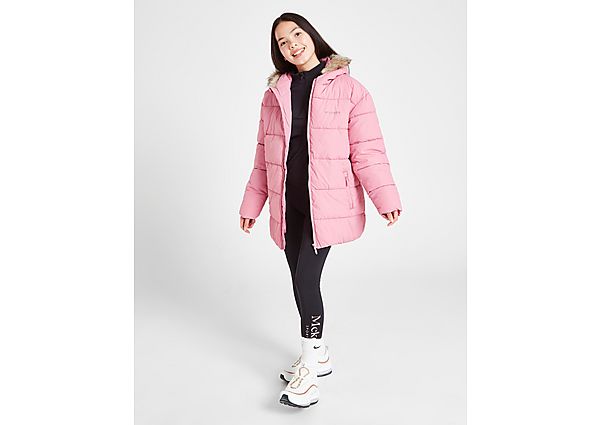 McKenzie Girls' Fur Hooded Jacket Junior Pink Kind online kopen