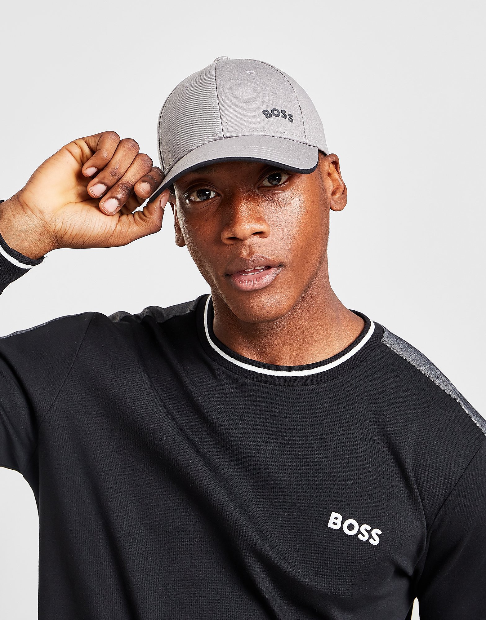 

BOSS Bold Logo Cap - Grey - Womens, Grey