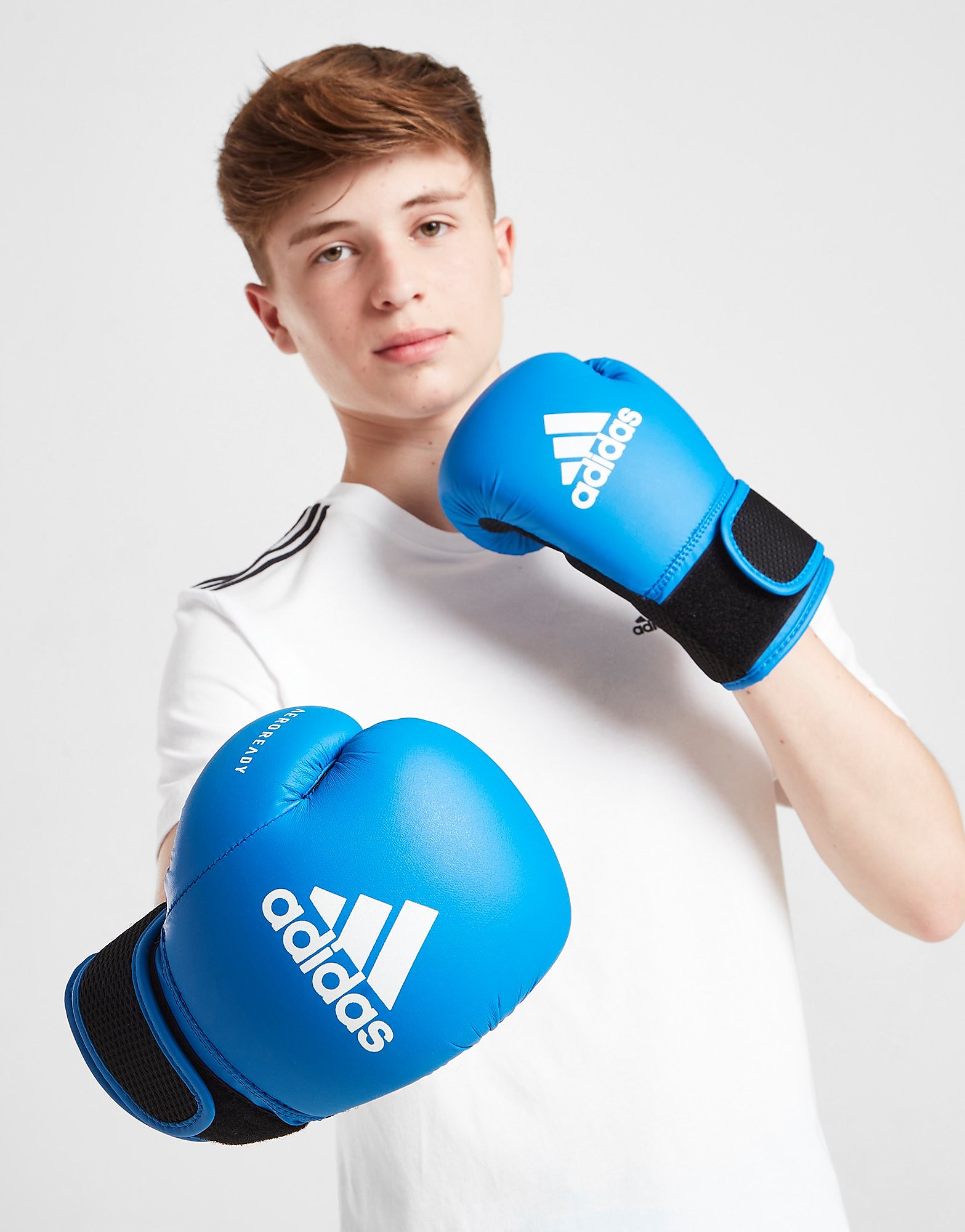 

adidas Hybrid 25 6oz Boxing Gloves - Blue - Womens, Blue