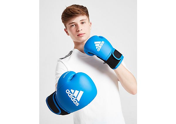adidas Hybrid 25 6oz Boxing Gloves - Blue - Mens, Blue