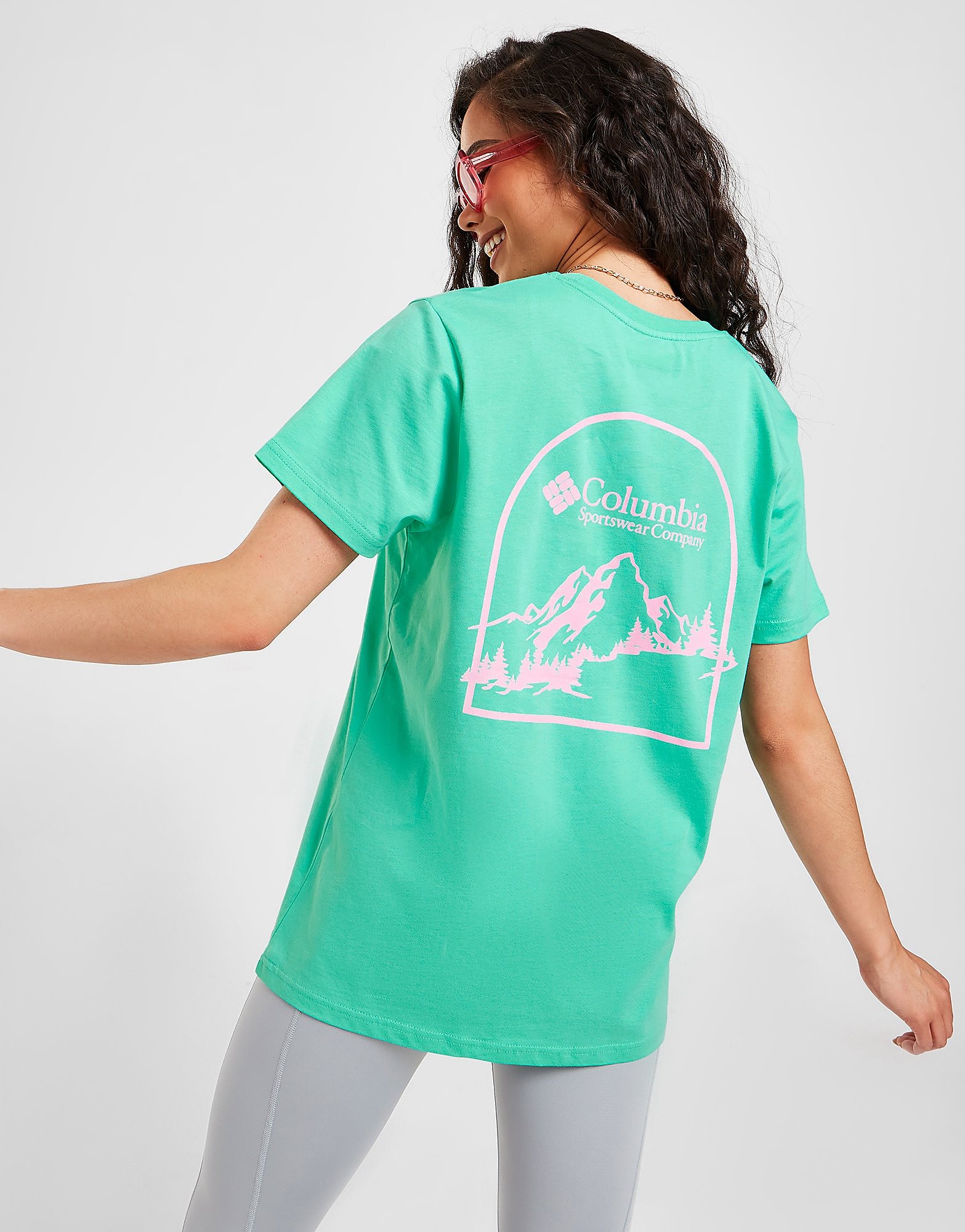 

Columbia Mountain Graphic T-Shirt - Green - Womens, Green