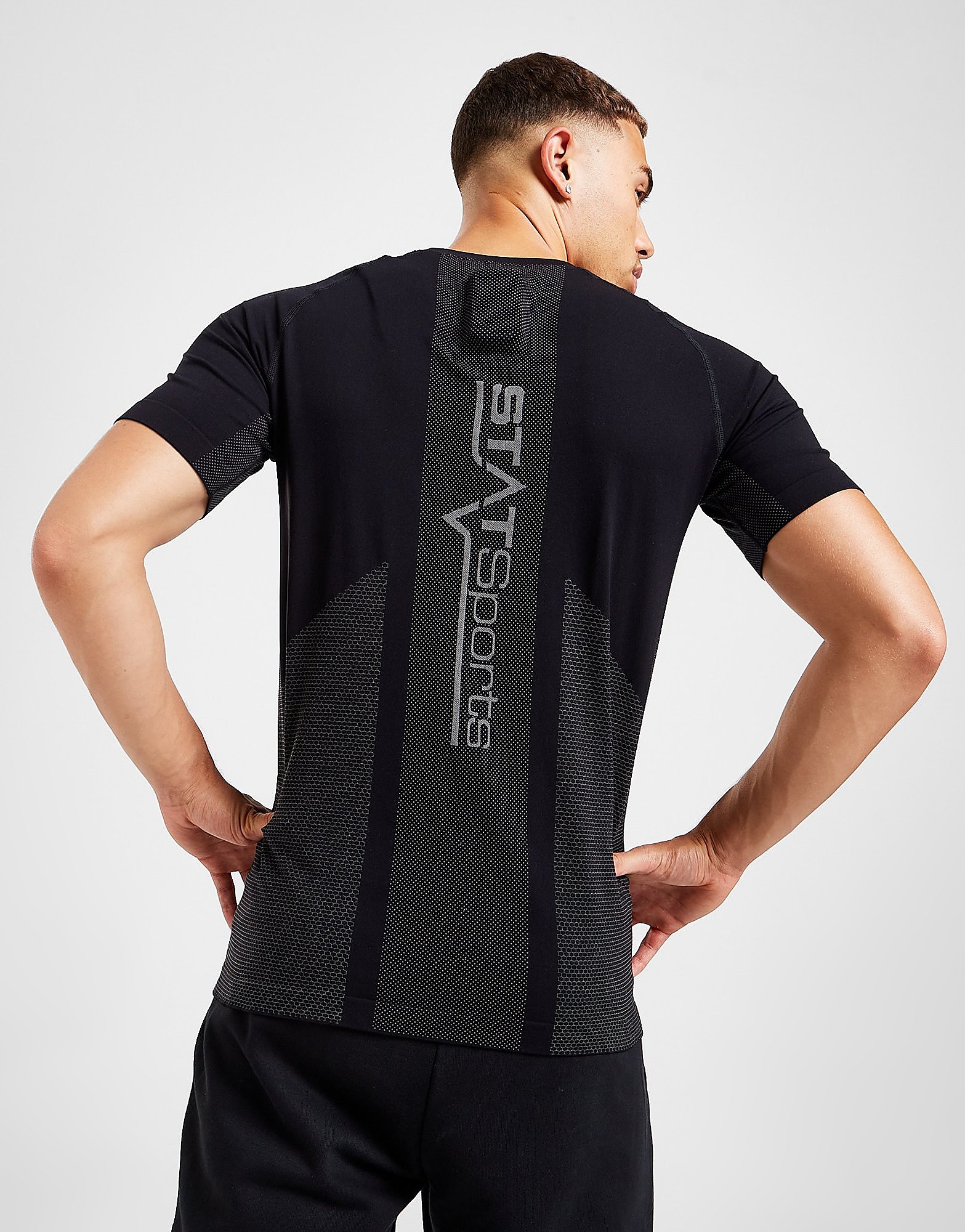 STATSports Short Sleeve Baselayer - Black - Mens, Black