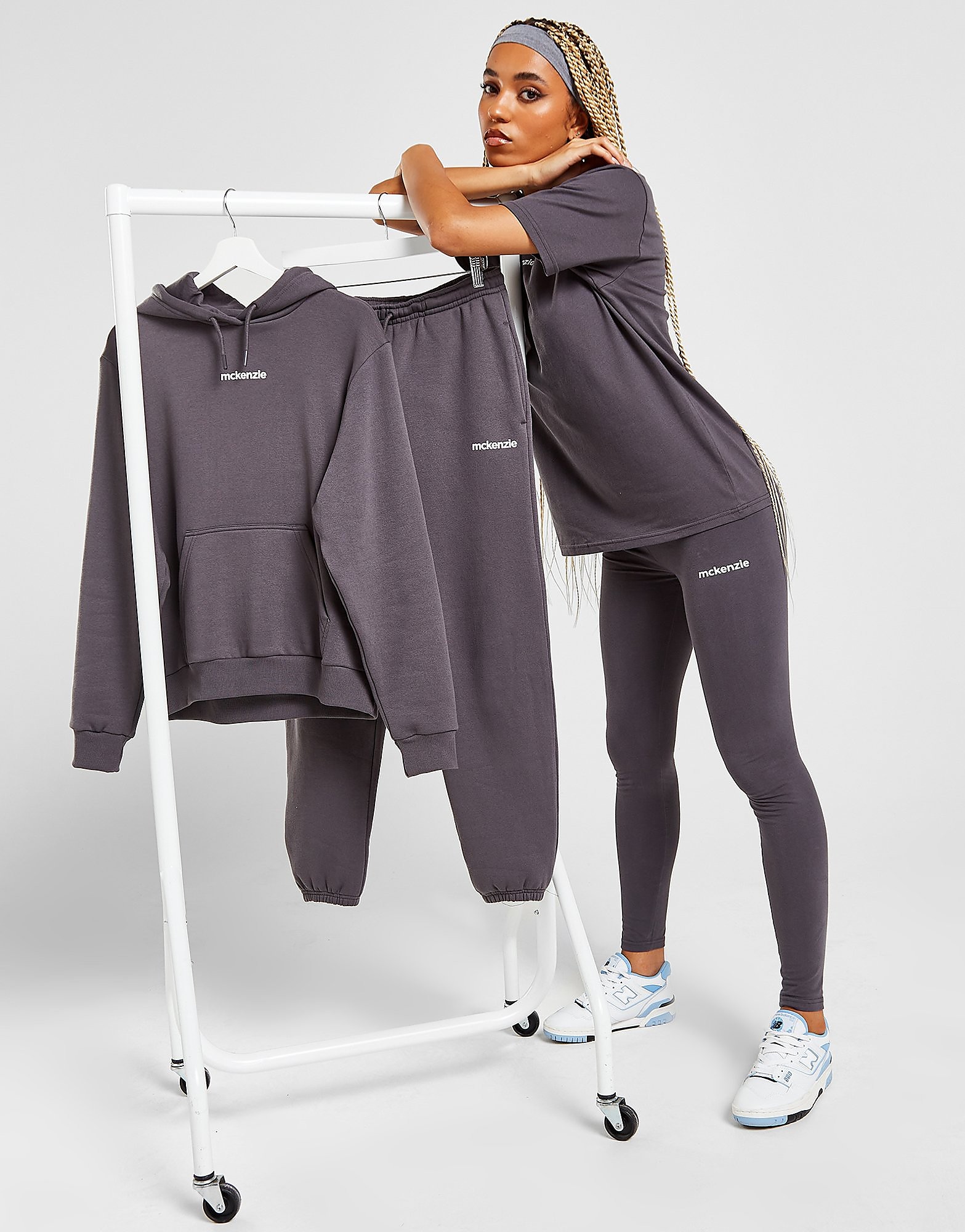 

McKenzie Logo Leggings - Only at JD - Grey - Womens, Grey