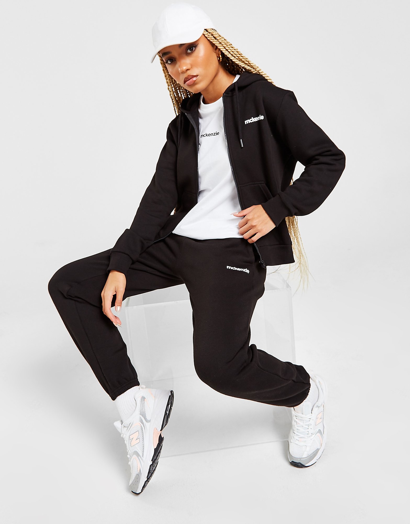 

McKenzie Core Full Zip Tracksuit - Only at JD - Black - Womens, Black