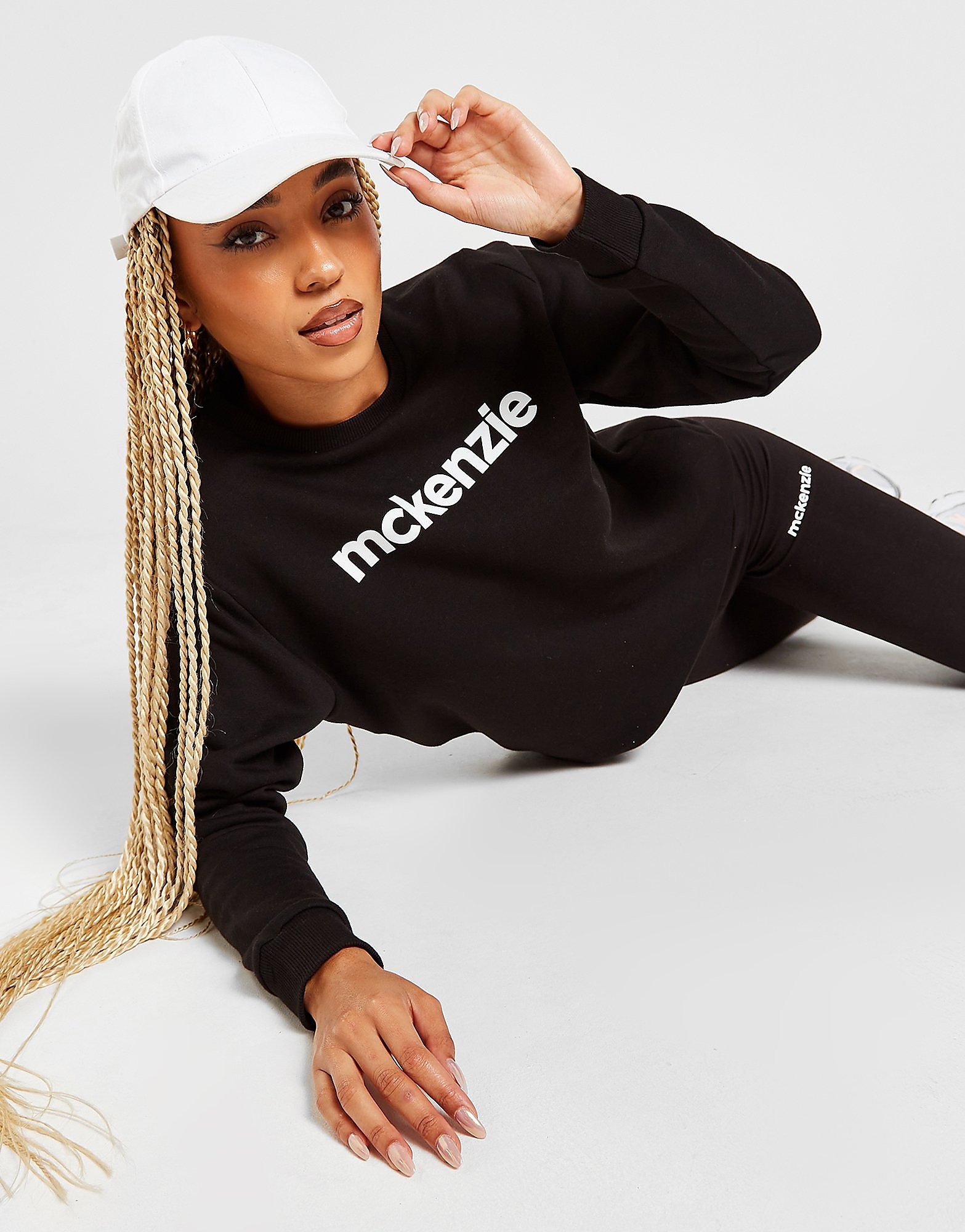 

McKenzie Logo Crew Sweatshirt - Only at JD - Black - Womens, Black