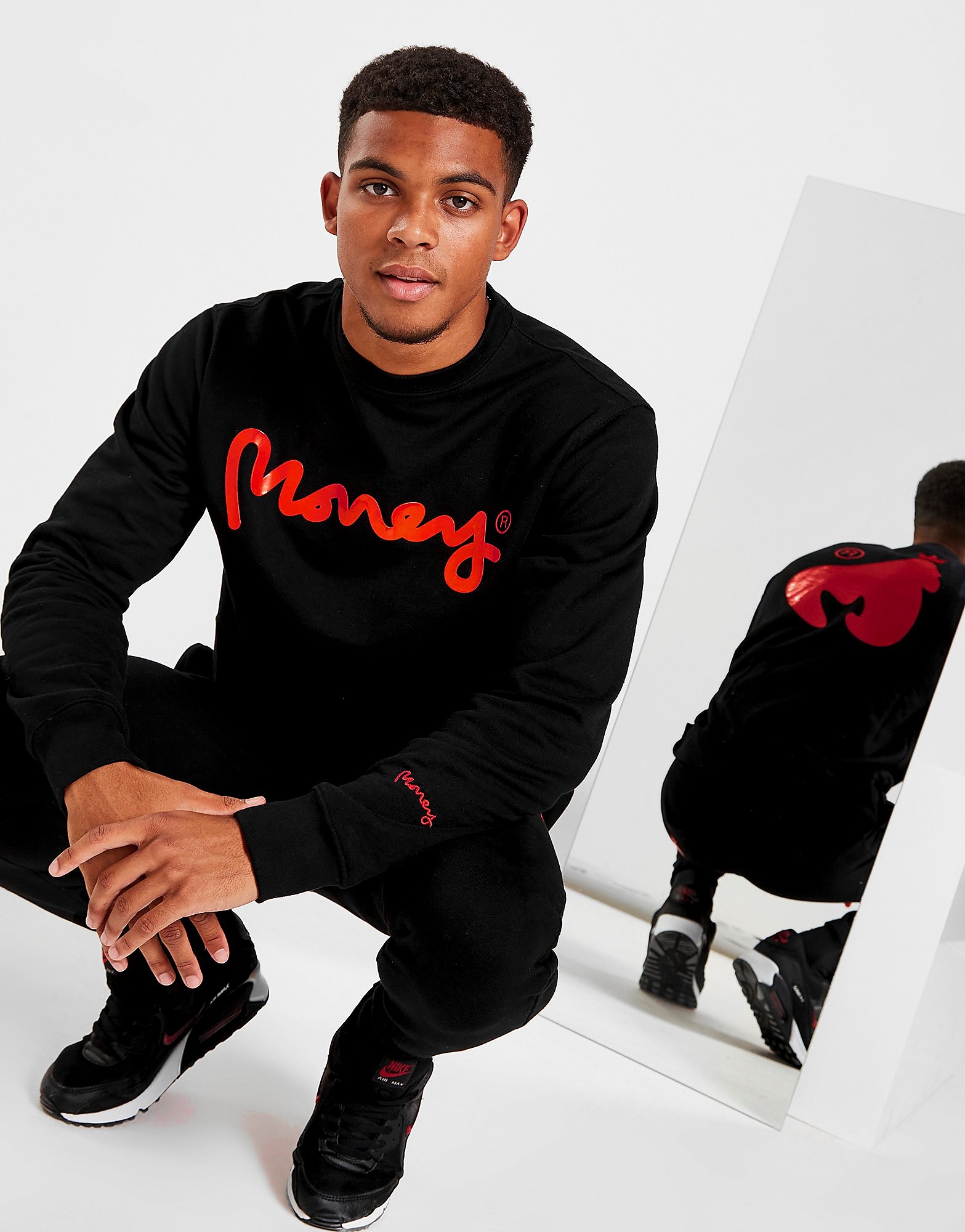 

Money Clothing Crew Tracksuit - Black - Mens, Black
