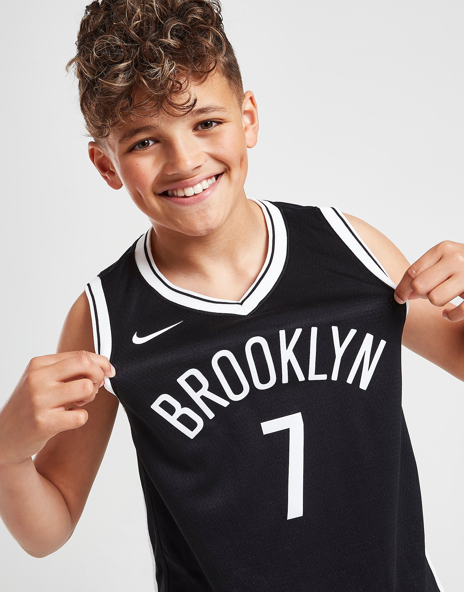 

Nike NBA Brooklyn Nets Durant #7 Jersey Junior - Black - Kids, Black