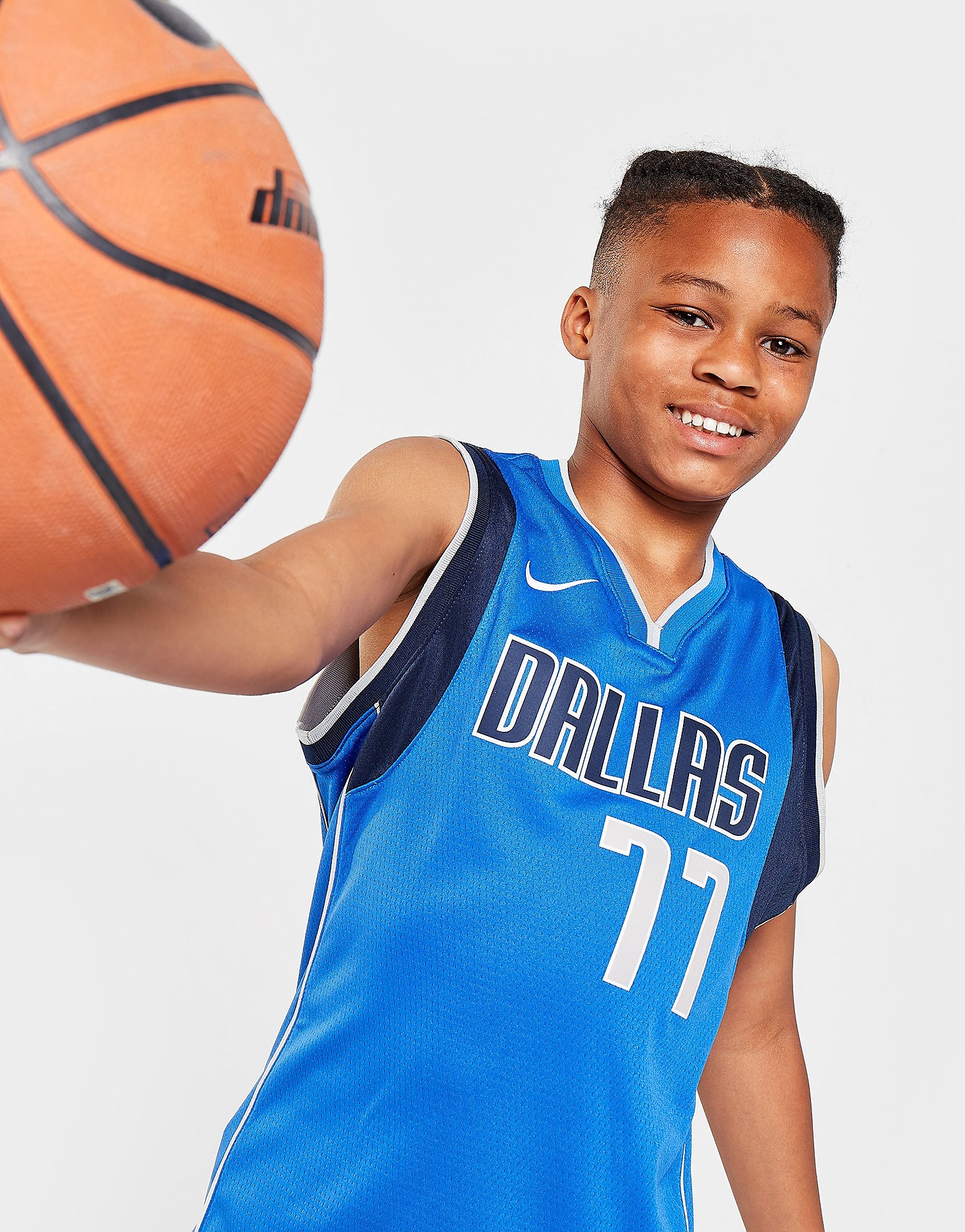

Nike NBA Dallas Mavericks Doncic #77 Jersey Junior - Blue - Kids, Blue