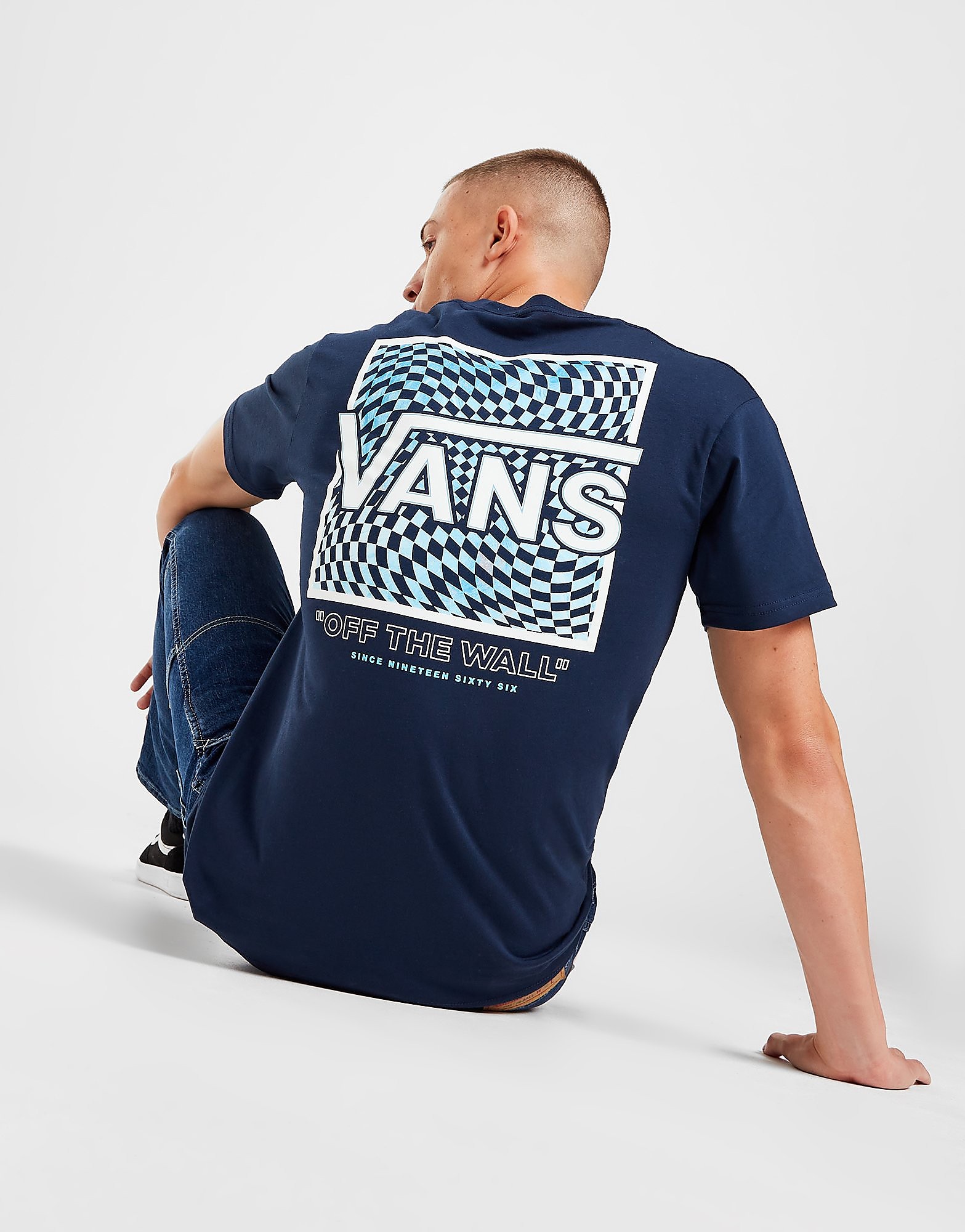 

Vans Wavy T-Shirt - Only at JD - Blue - Mens, Blue