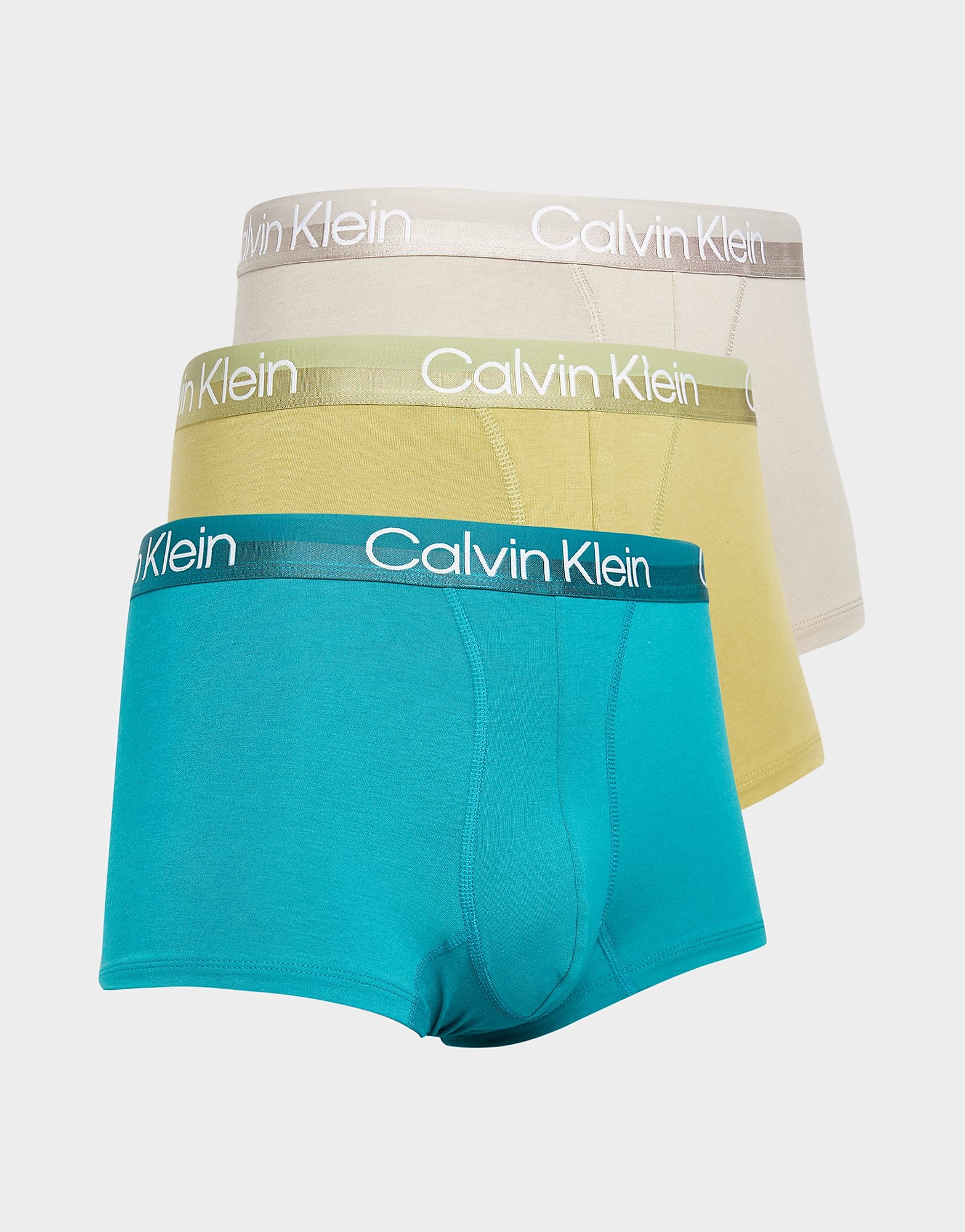 

Calvin Klein Underwear 3 Pack Trunks - Multi Coloured - Mens, Multi Coloured