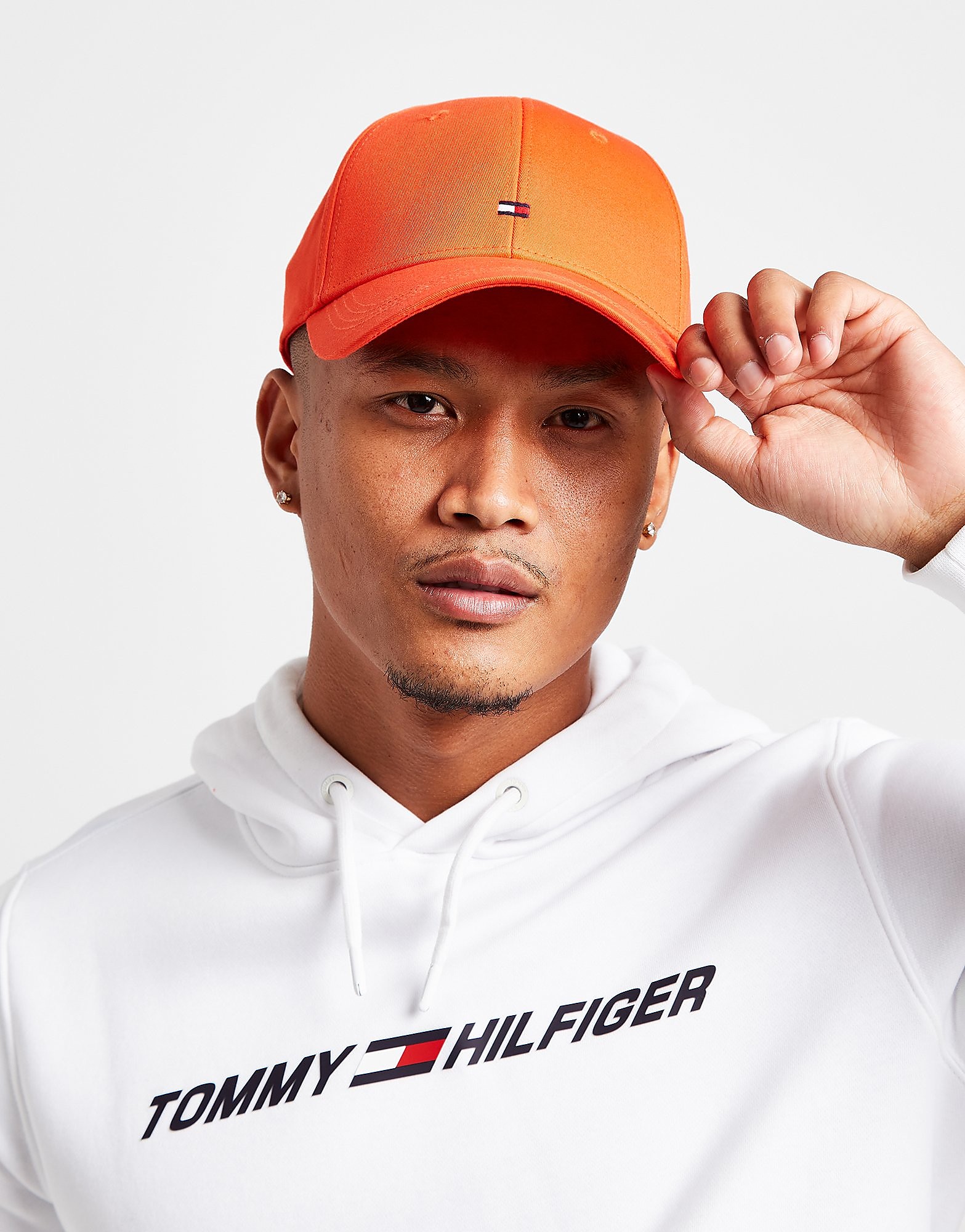 

Tommy Hilfiger Classic Flag Cap - Orange - Womens, Orange