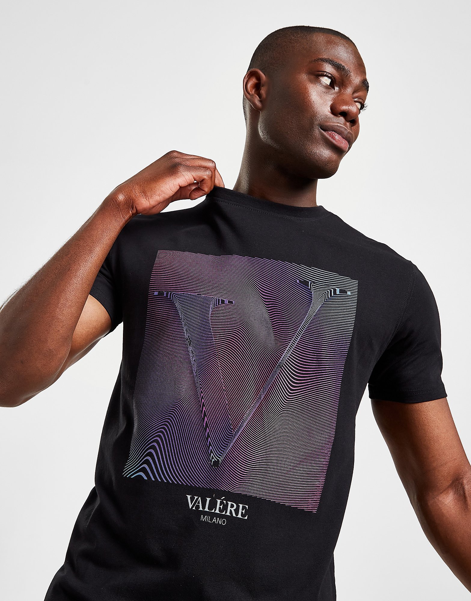 

VALERE Holo V T-Shirt - Black - Mens, Black