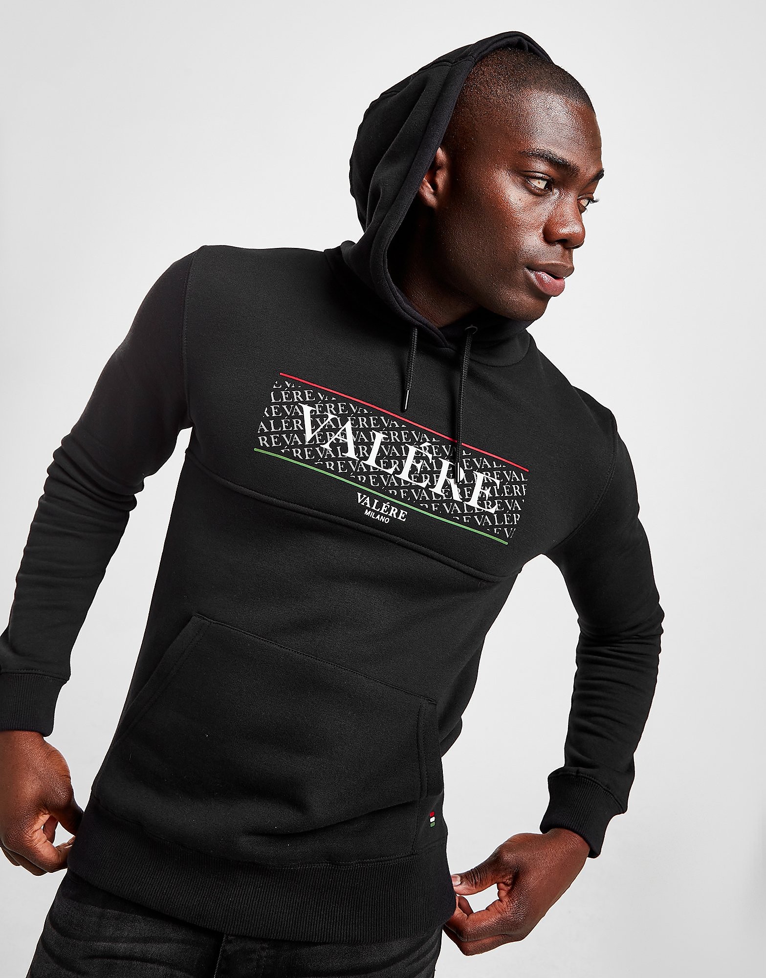 

VALERE Bandiegra Hoodie - Black - Mens, Black