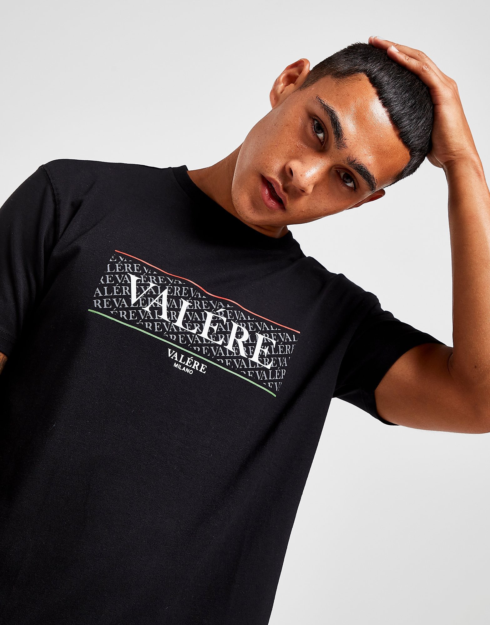 

VALERE Bandiegra T-Shirt - Black - Mens, Black