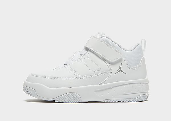 Nike Chaussure Jordan Max Aura 3 pour Jeune enfant - White/White/Metallic Silver, White/White/Metallic Silver