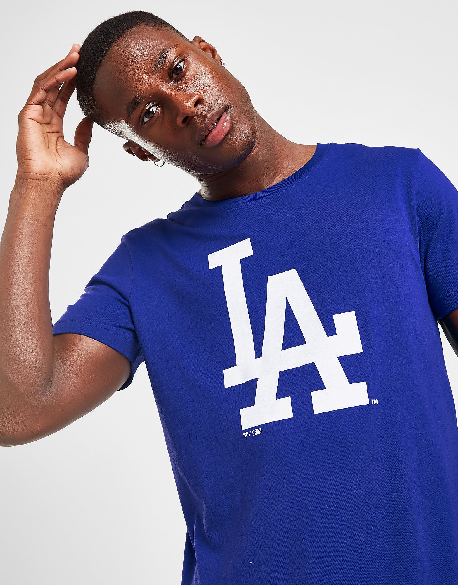 

Official Team MLB LA Dodgers Logo T-Shirt - Blue - Mens, Blue
