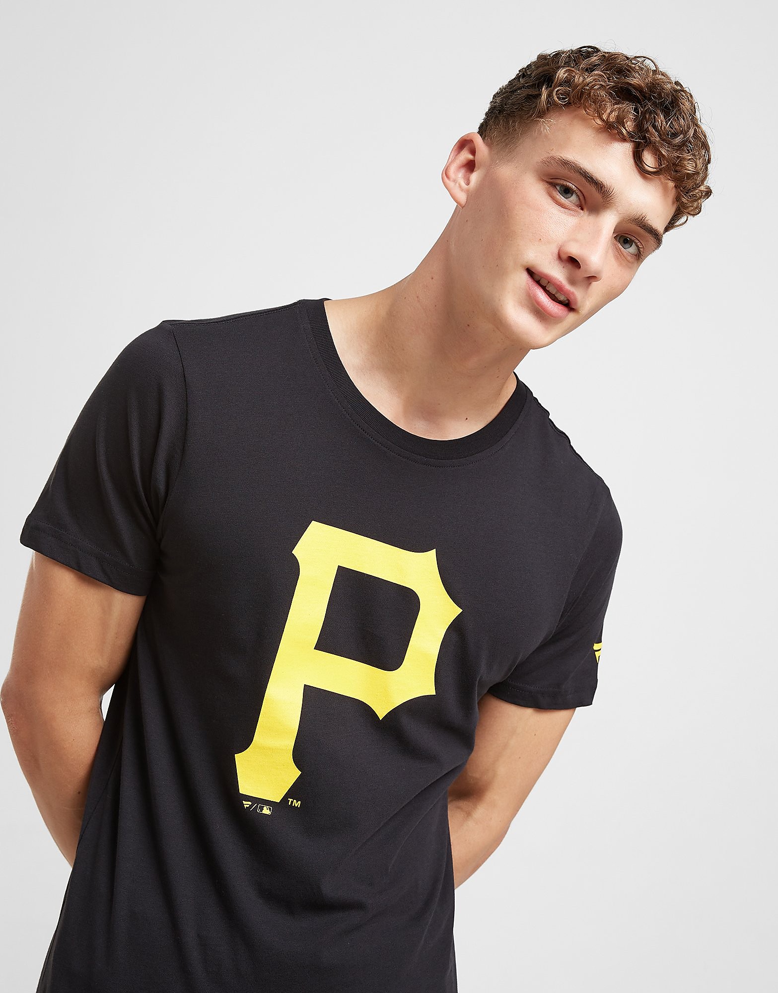 

Official Team MLB Pittburgh Pirates Logo T-Shirt - Black - Mens, Black