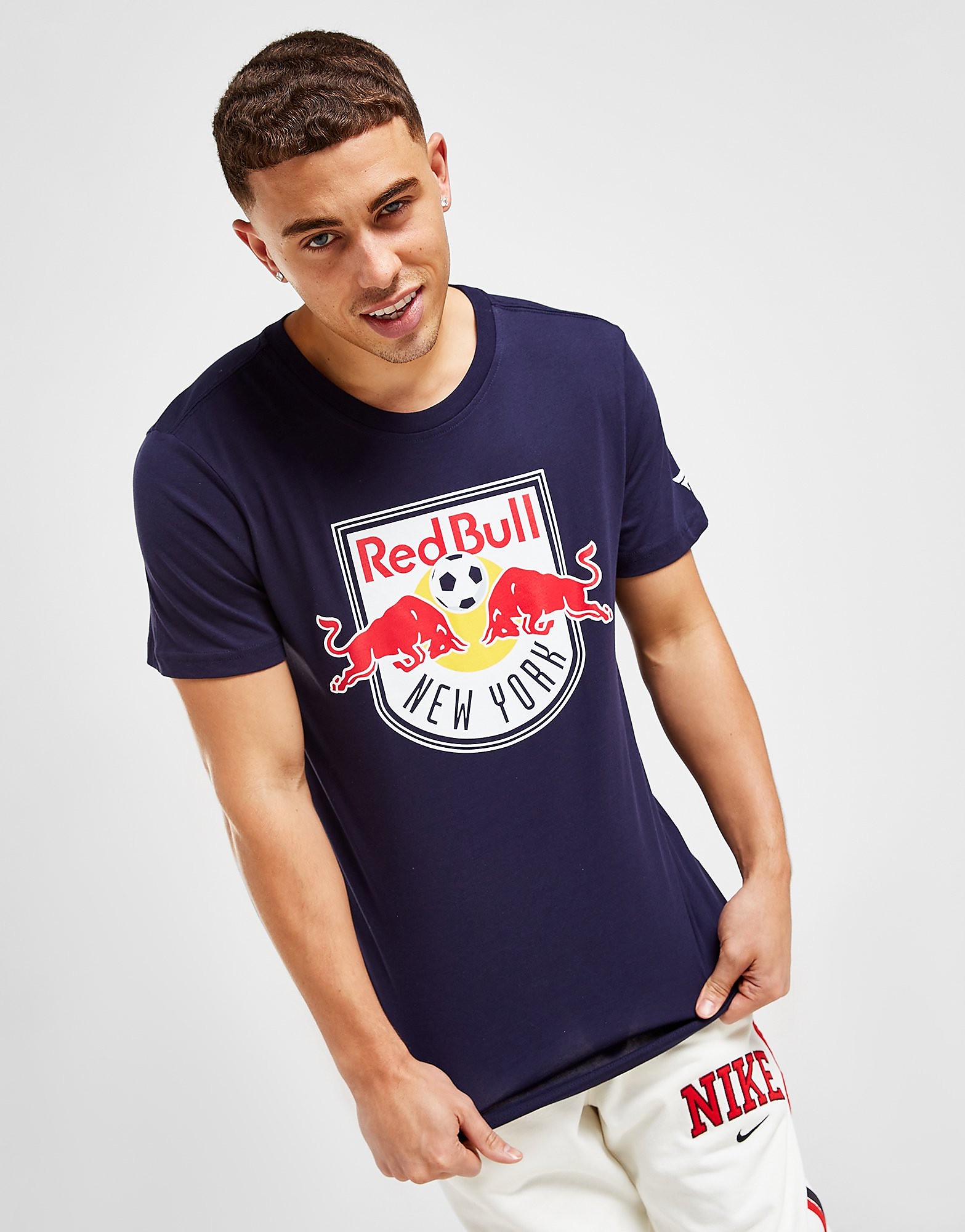 

Official Team MLS New York Red Bulls Logo T-Shirt - Navy - Mens, Navy