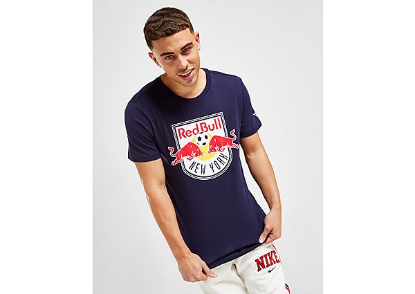 Official Team MLS New York Red Bulls Logo T-Shirt - Navy - Mens, Navy
